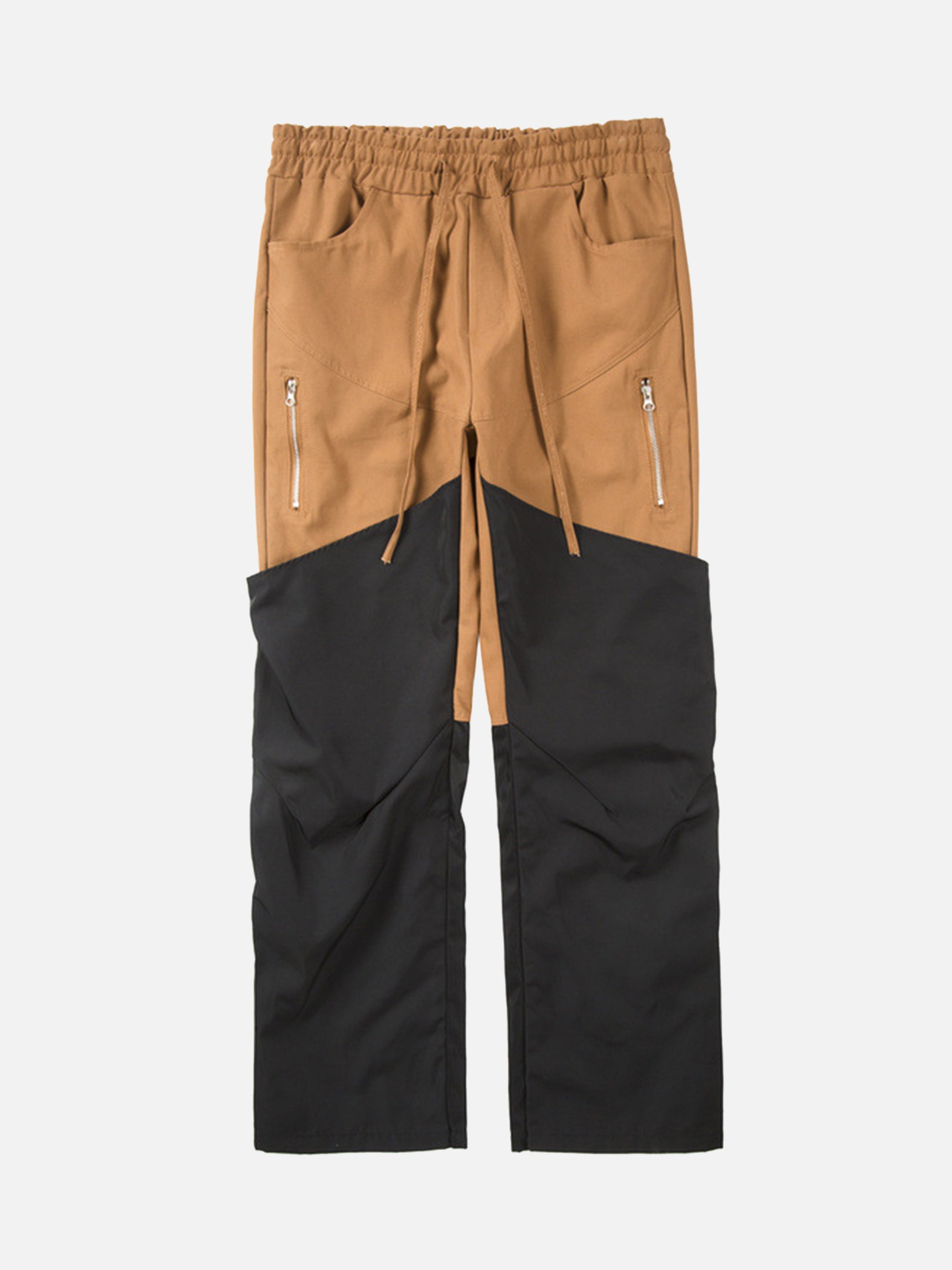 The Supermade Contrast Color Panelled Cargo Pants