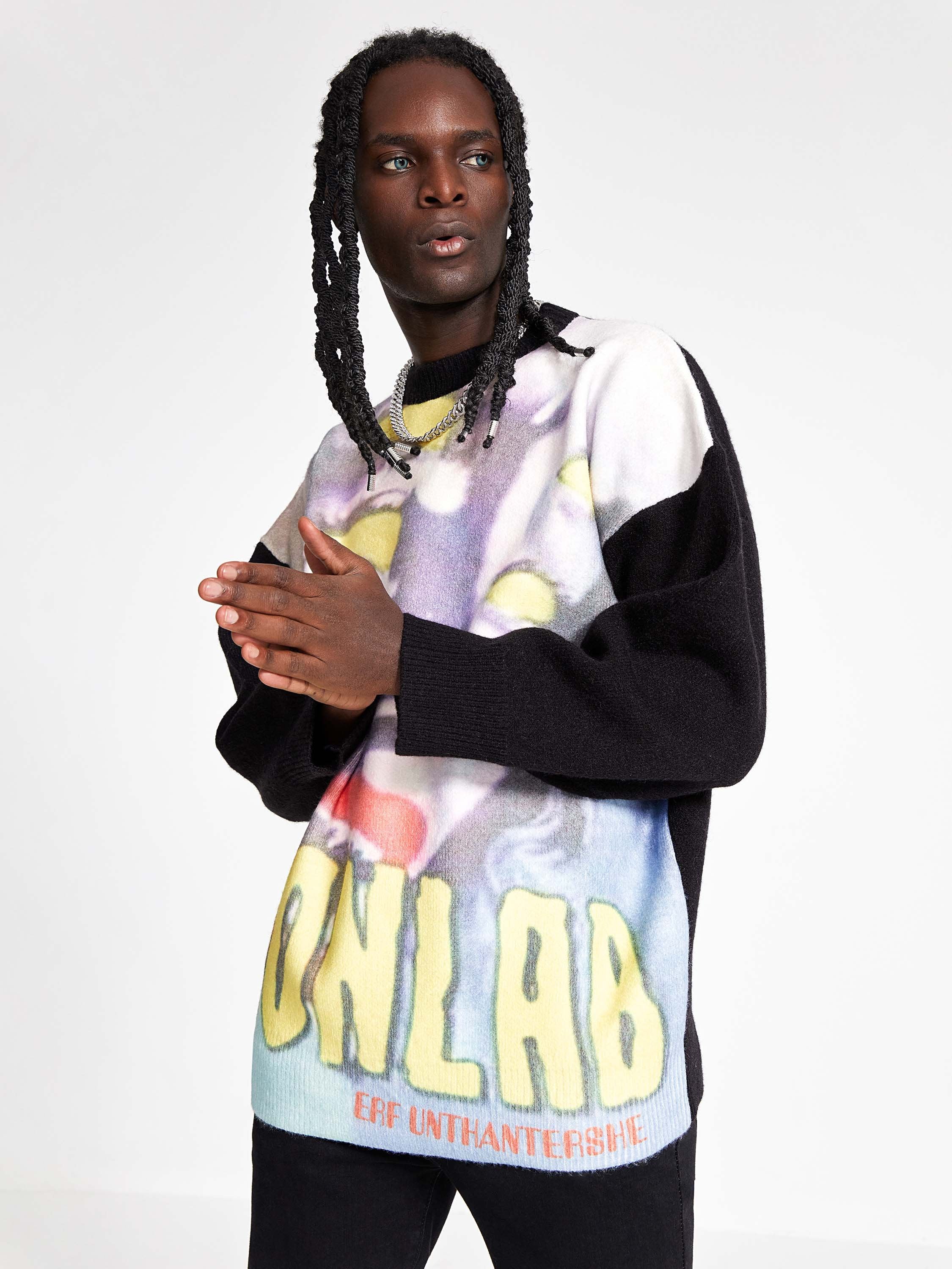 The Supermade Retro Printed Sweater