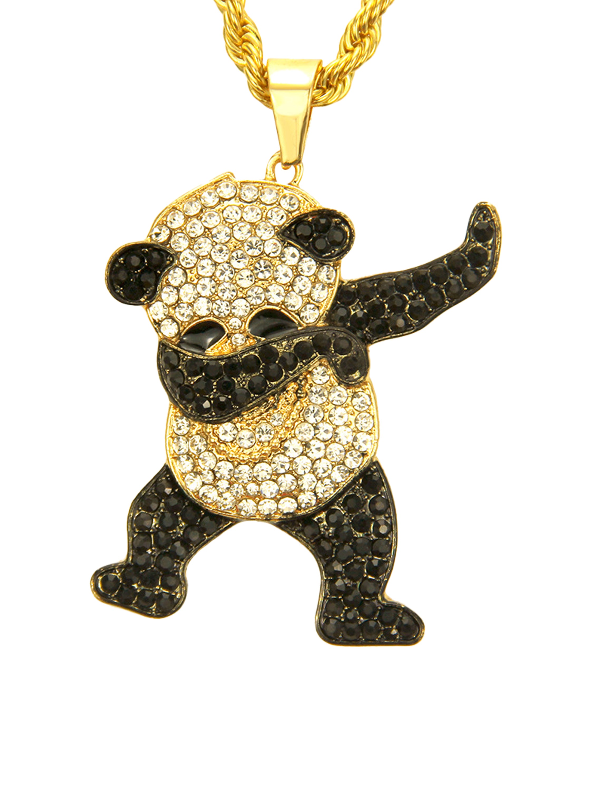 The Supermade Panda Pendant Necklace