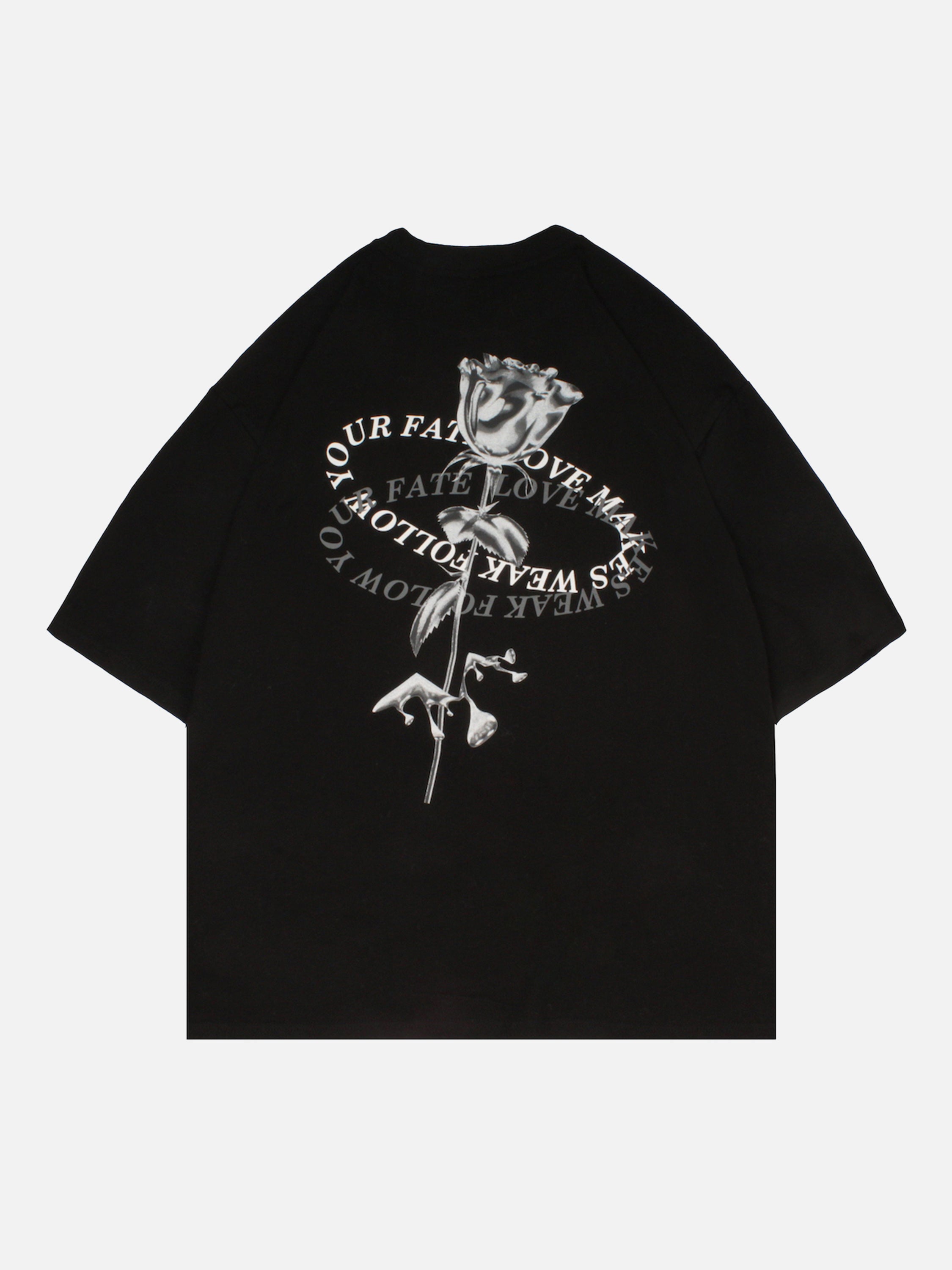 The Supermade Rose Print T-shirt