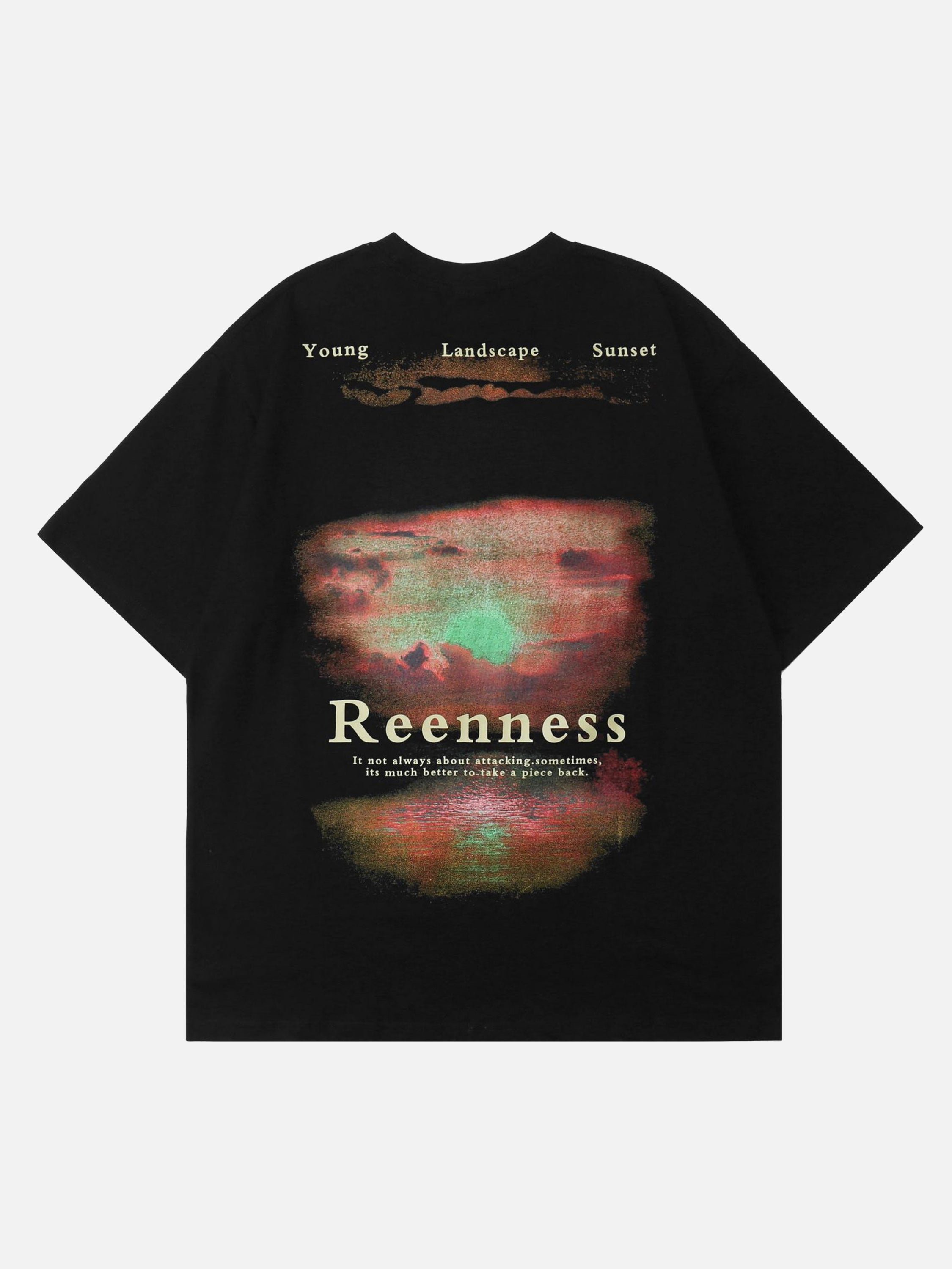 The Supermade Sunset Graphic Print T-shirt