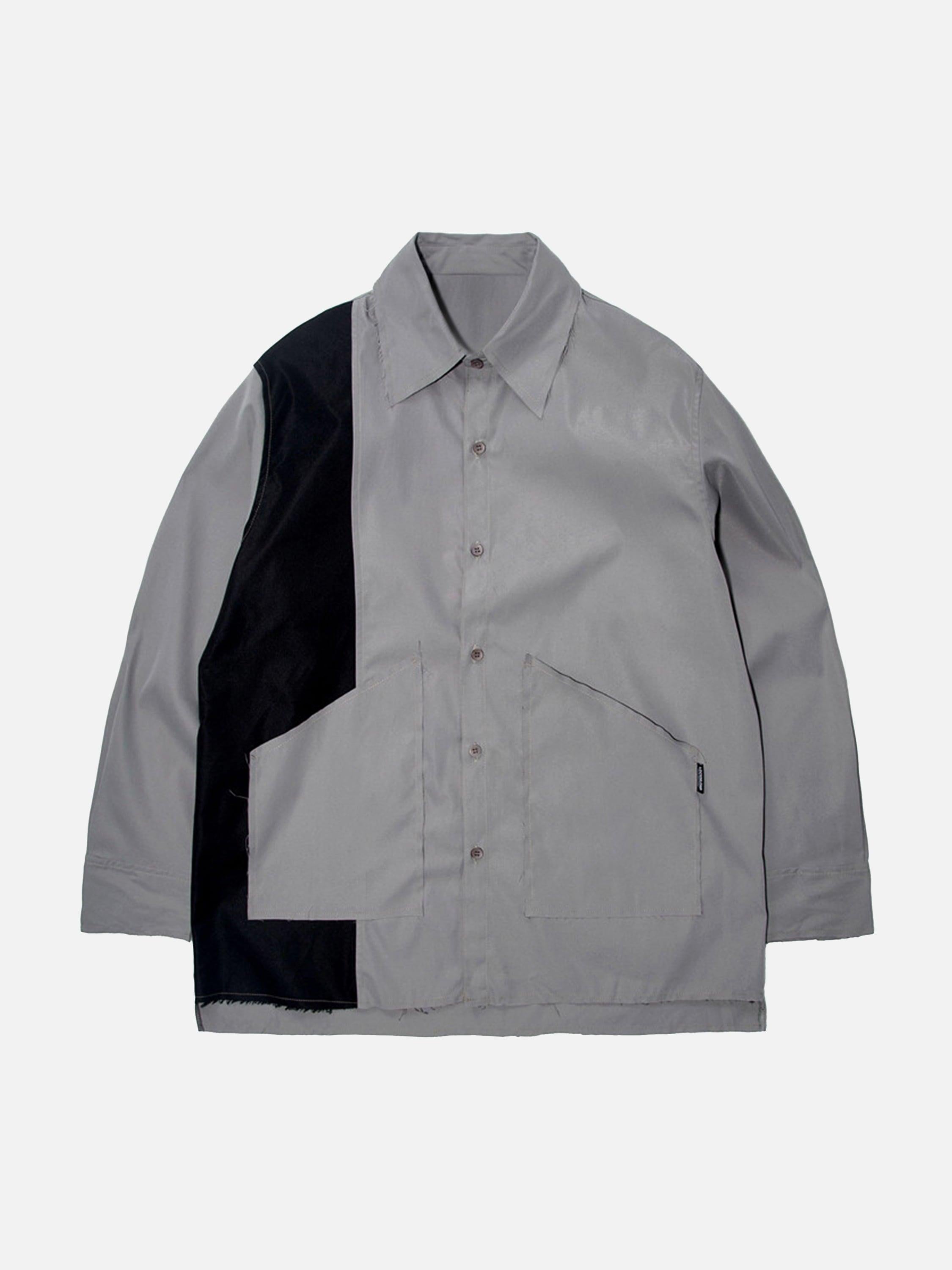 The Supermade Contrast Panel Shirt