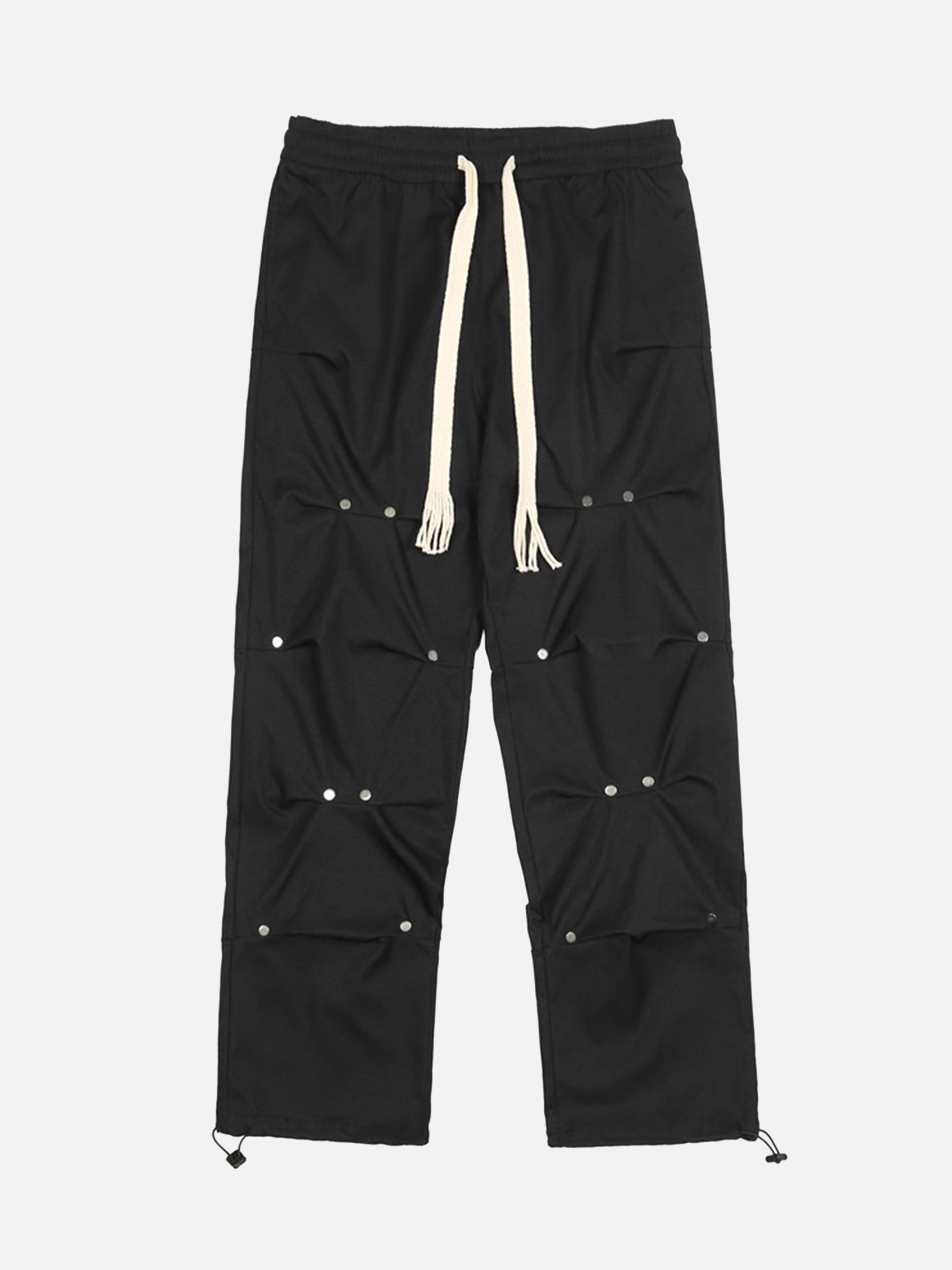 The Supermade Drawstring Creative Pleated Casual Cargo Pants