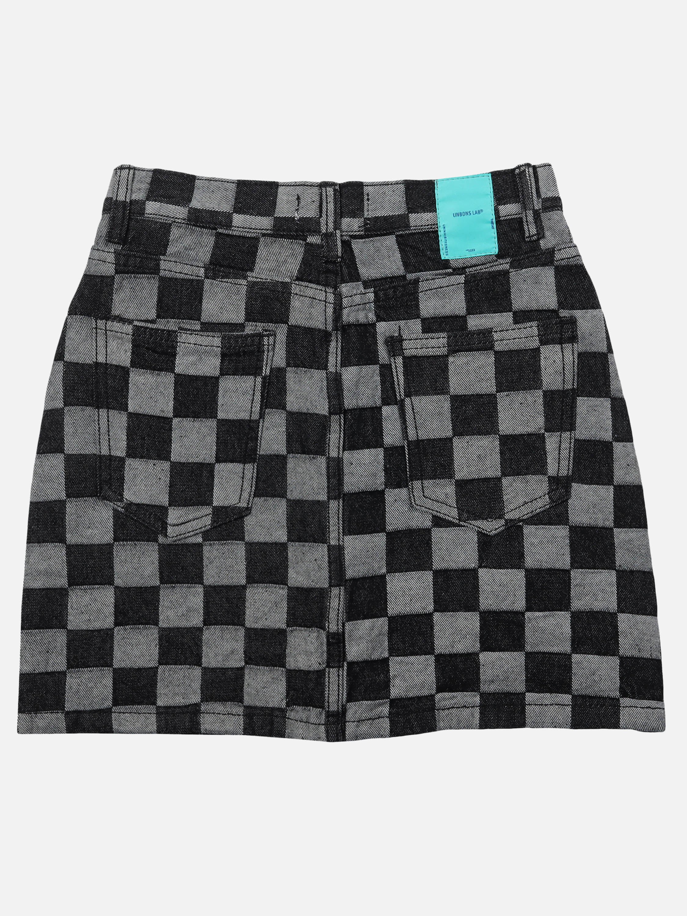 The Supermade Checkerboard Mini Skirt