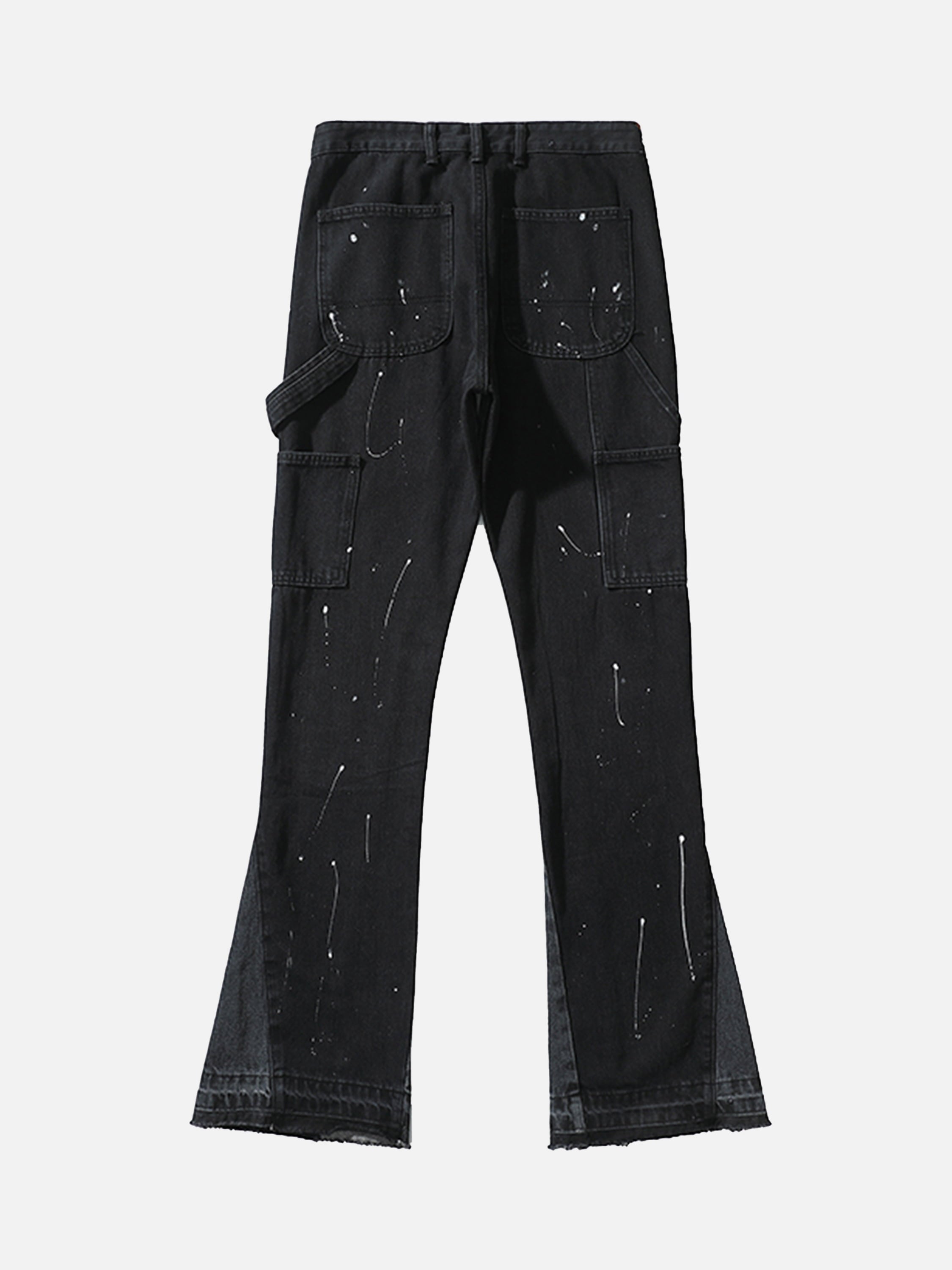 The Supermade Ink Splash Print Straight Leg Jeans