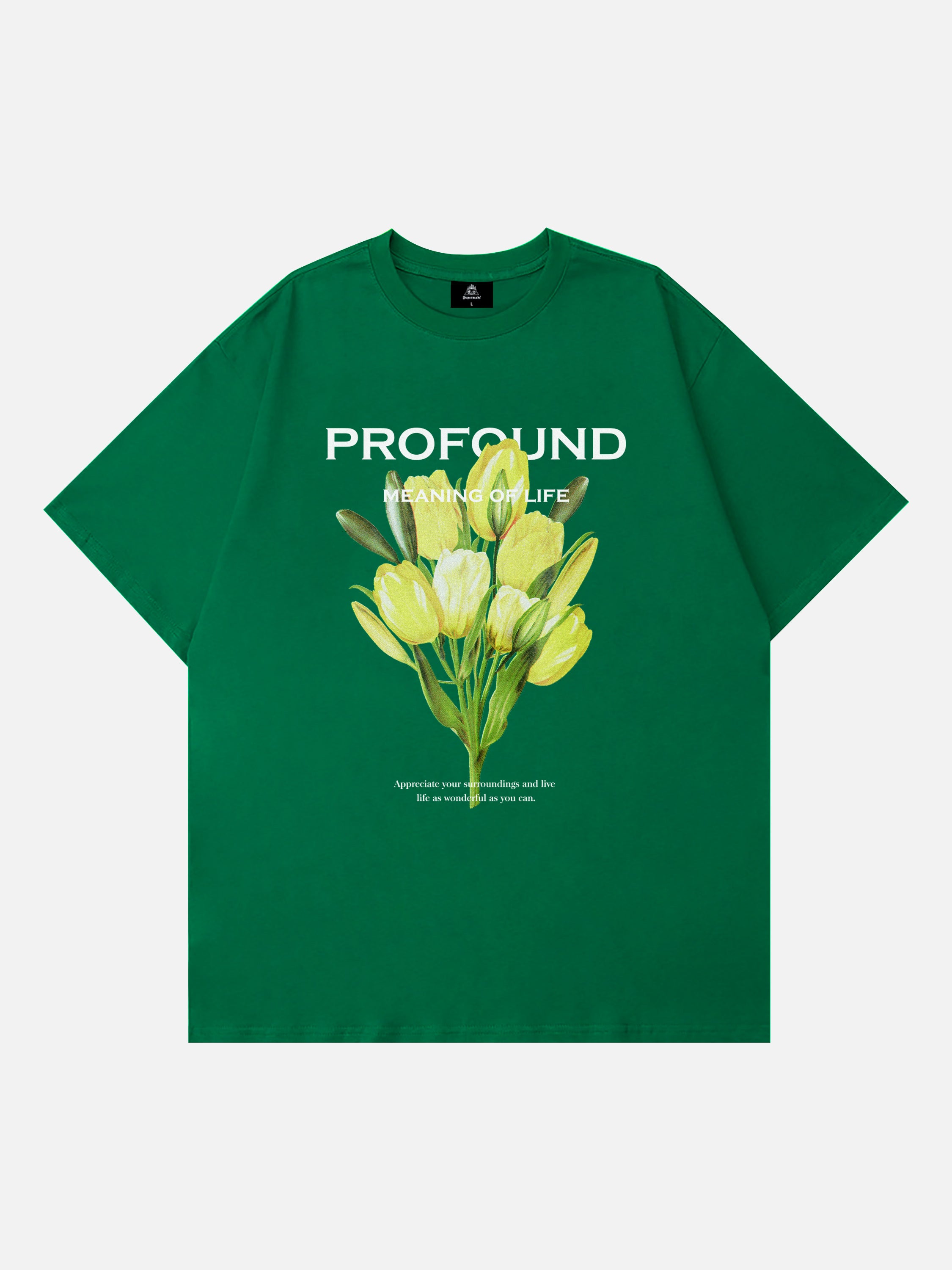 The Supermade Letter Floral Print T-shirt
