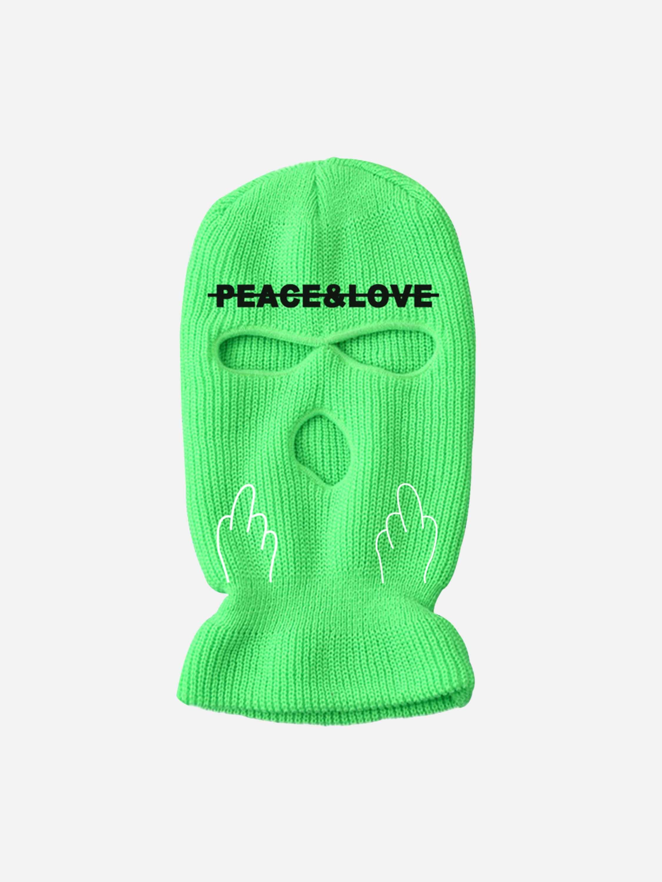 The Supermade Peace & Love Mask Balaclava