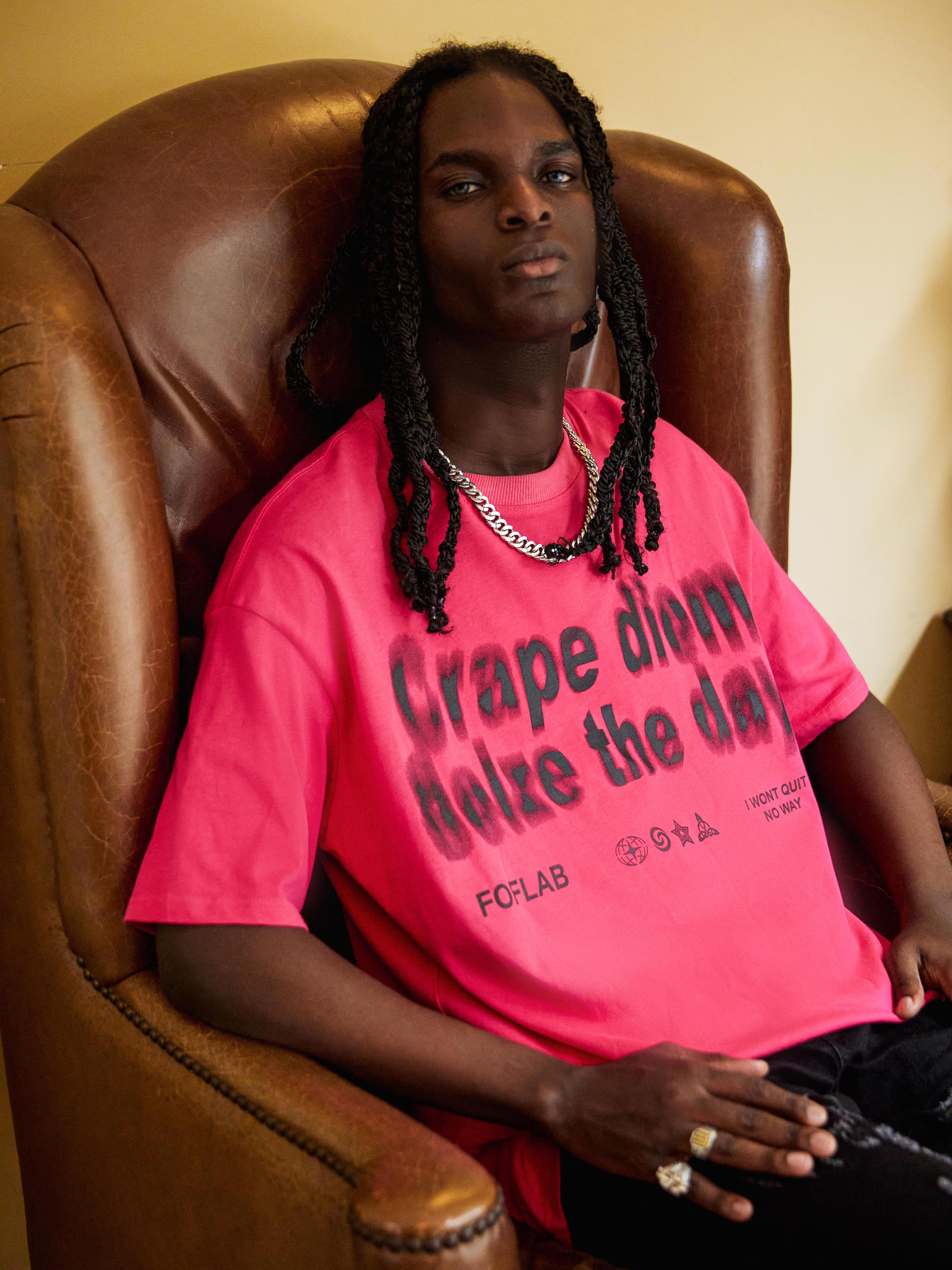 The Supermade Carpe Diem Letter Print T-shirt -1114