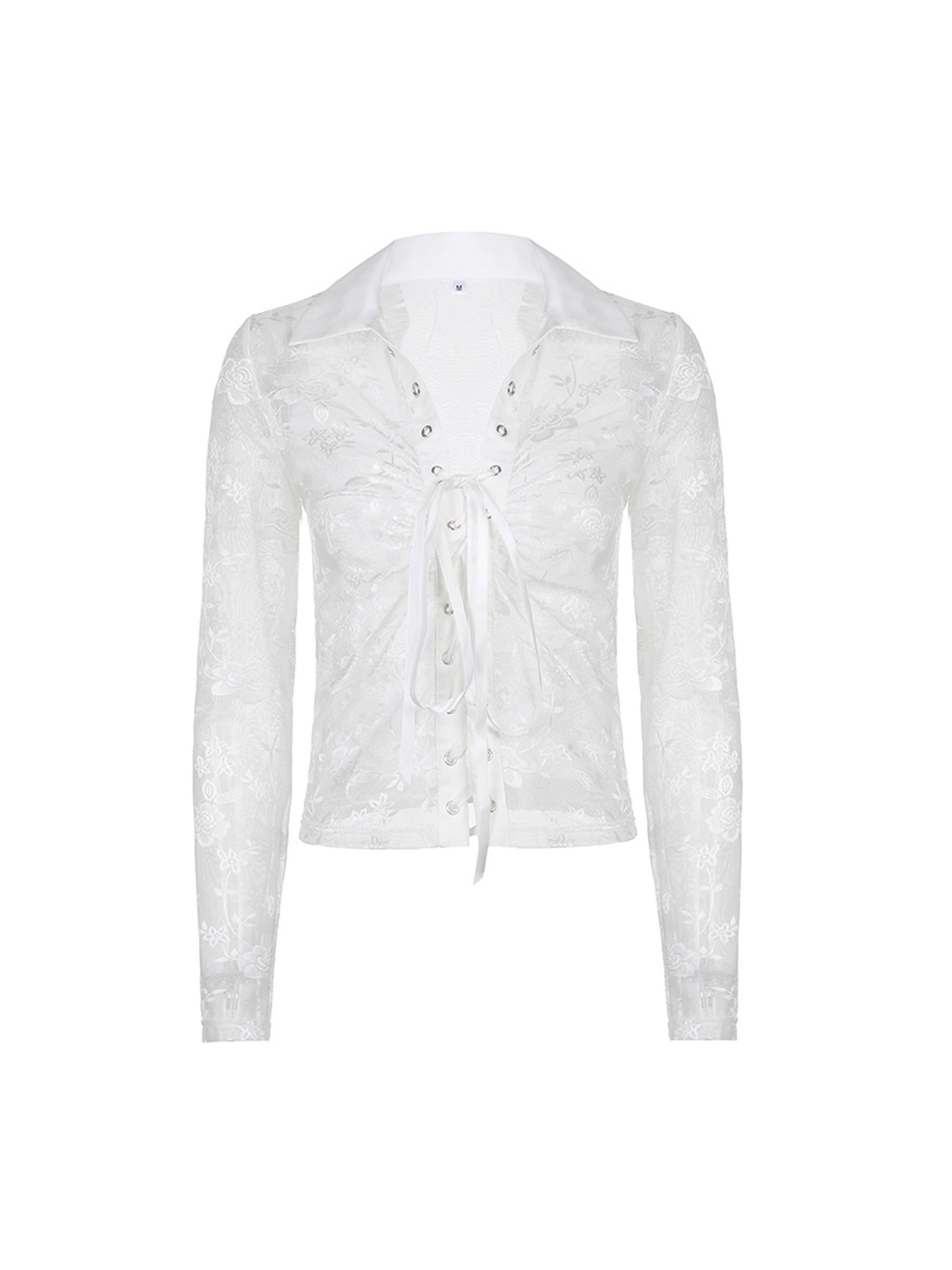 The Supermade Sheer Rose Print Shirt