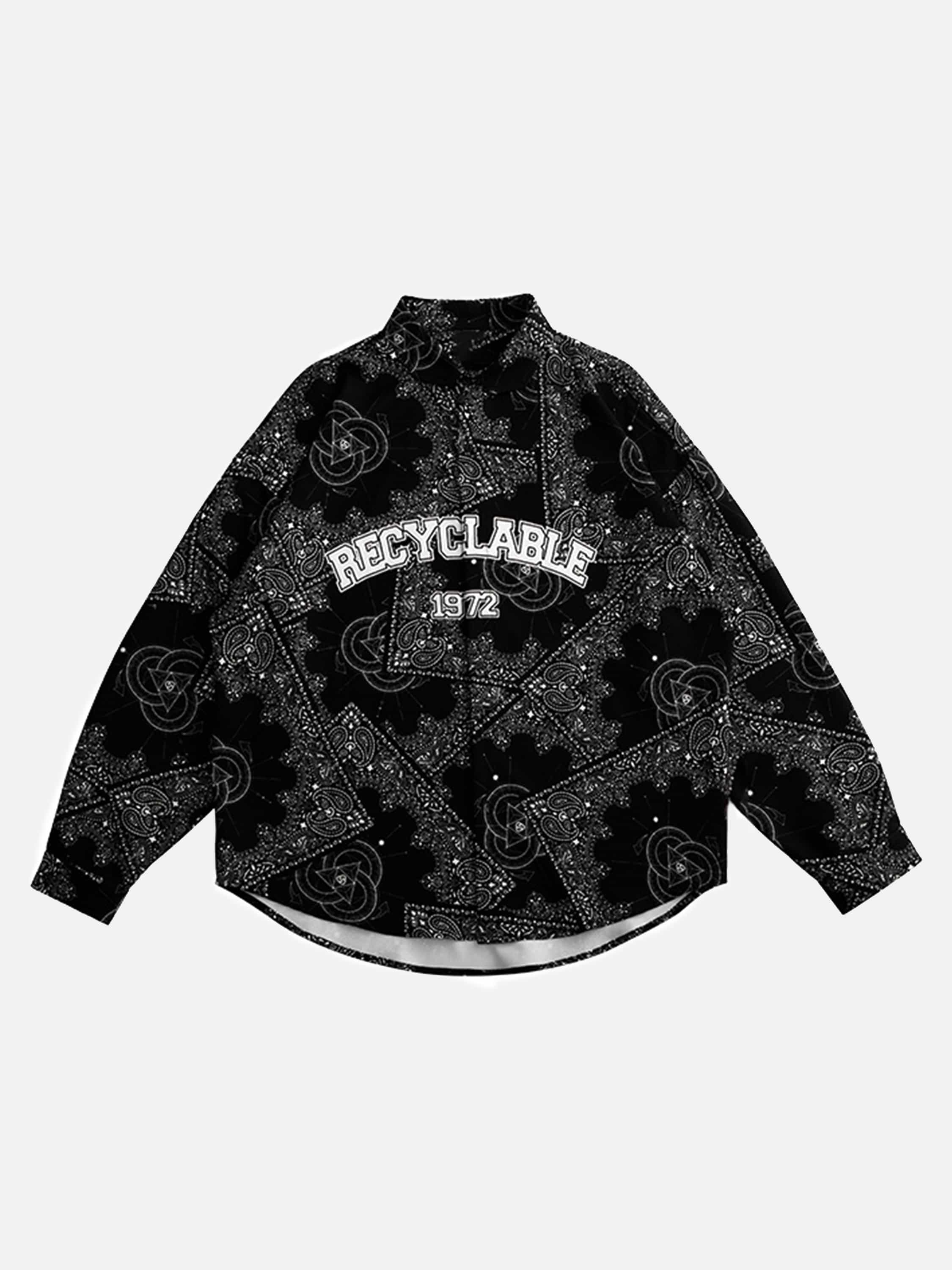 The Supermade Cashew Flower Print Long Sleeve Shirt