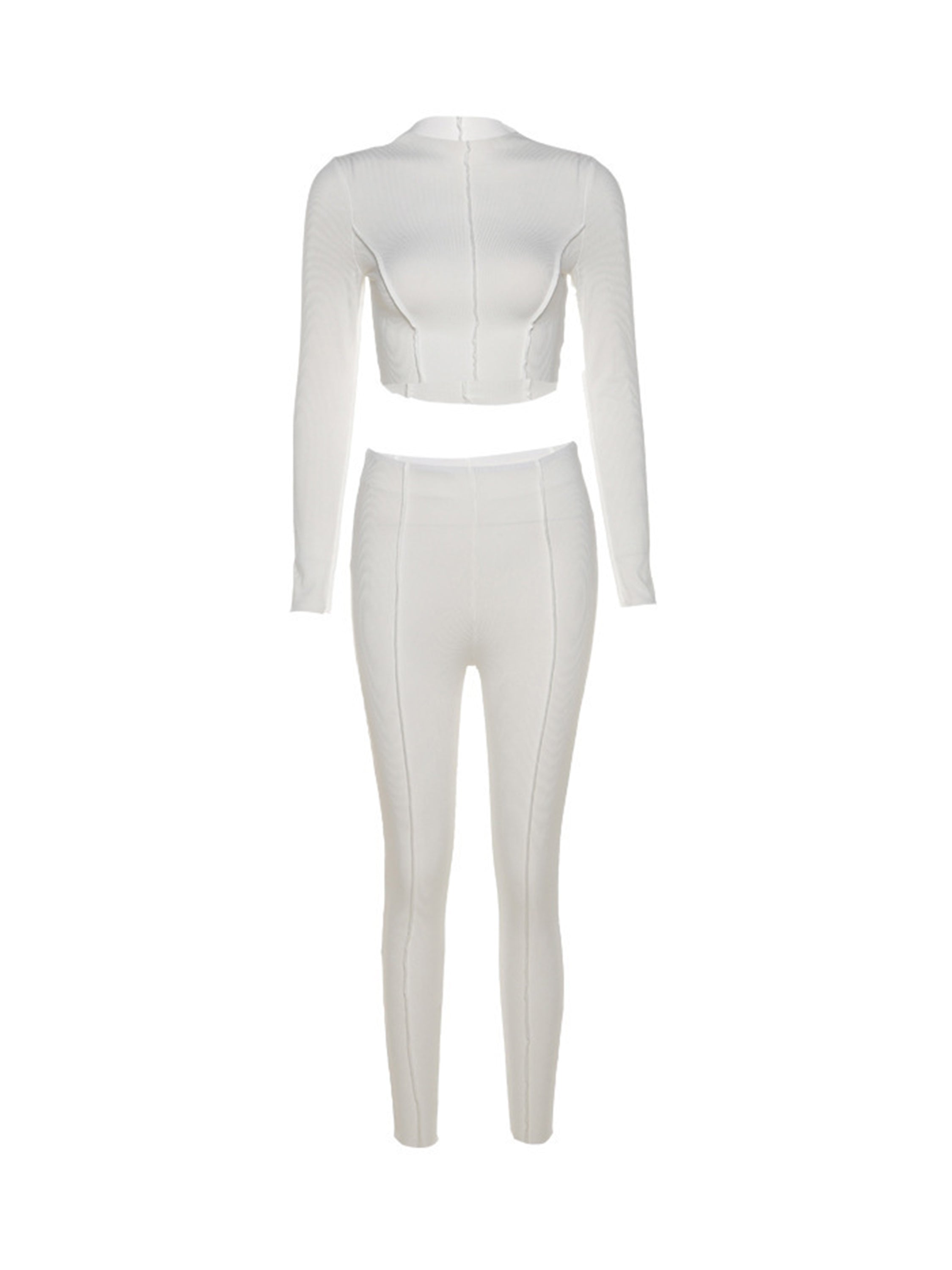 The Supermade Patchwork Motor Girl Slim Fitted Suit Set