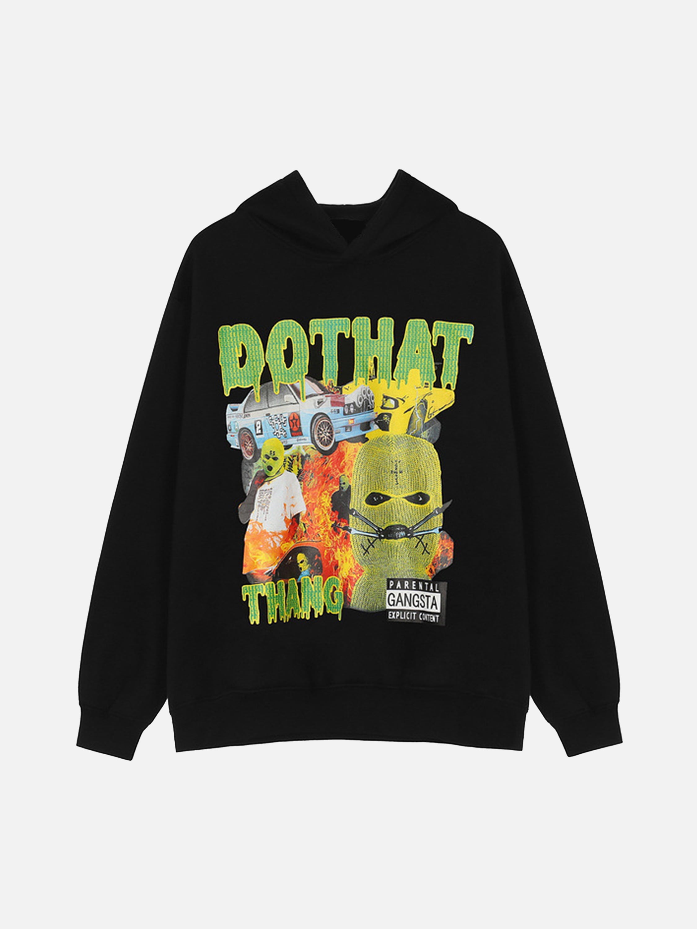 复制复制复制The Supermade Balaclava Mafia Print Sweatshirt