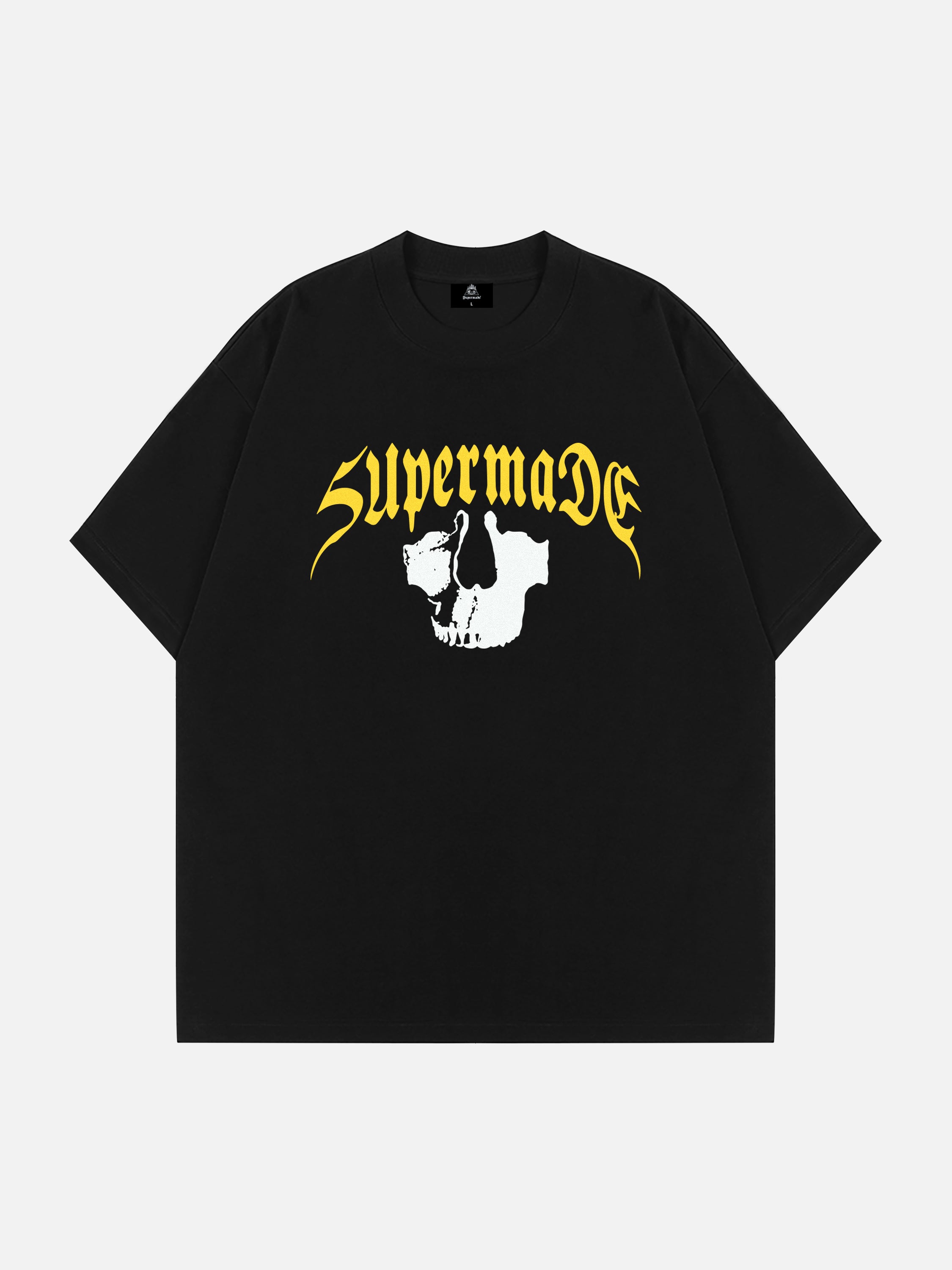 The Supermade Skull Print T-shirt