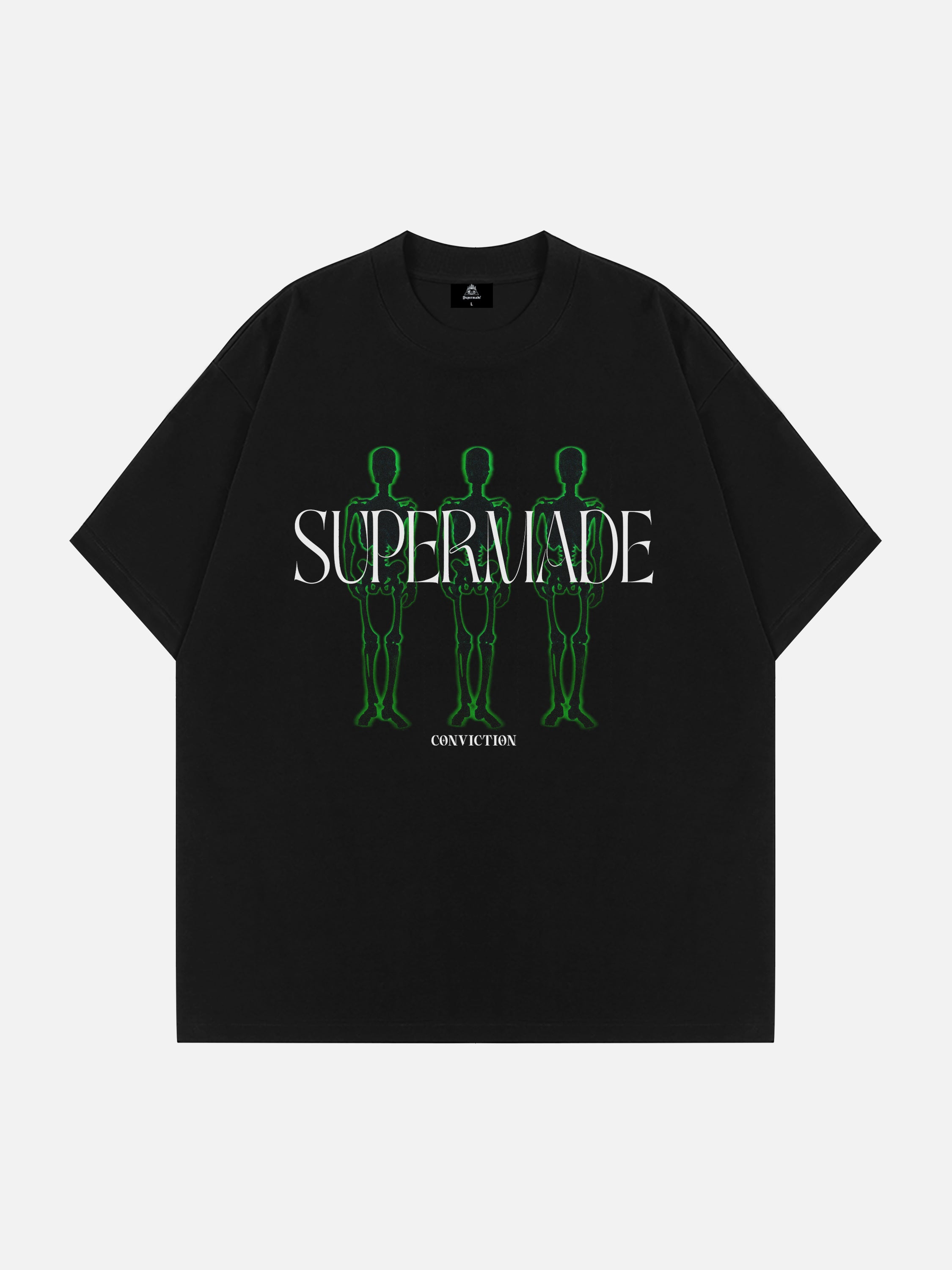 The Supermade Skull Print T-shirt