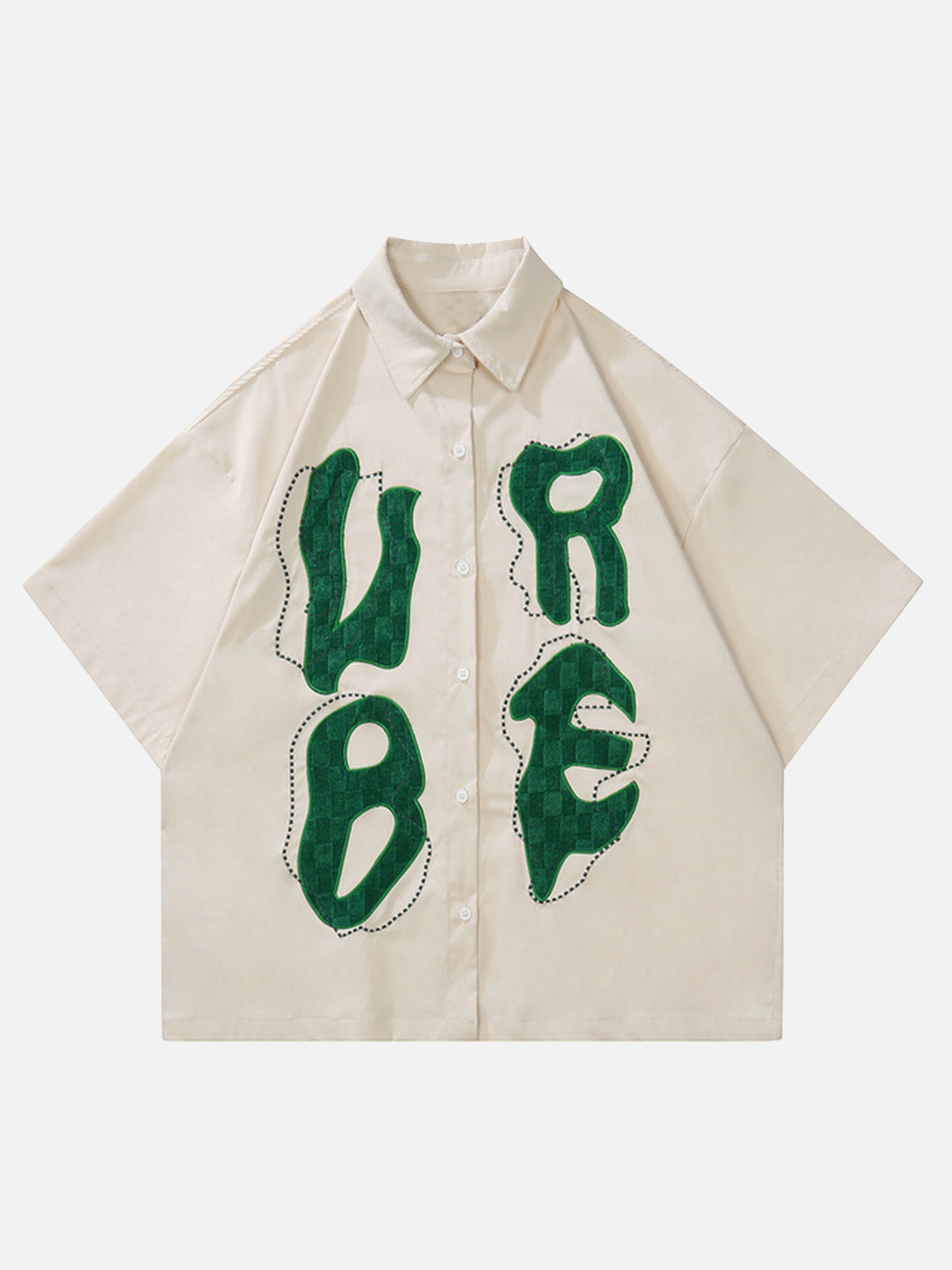 The Supermade Letter Embroidery Shirt
