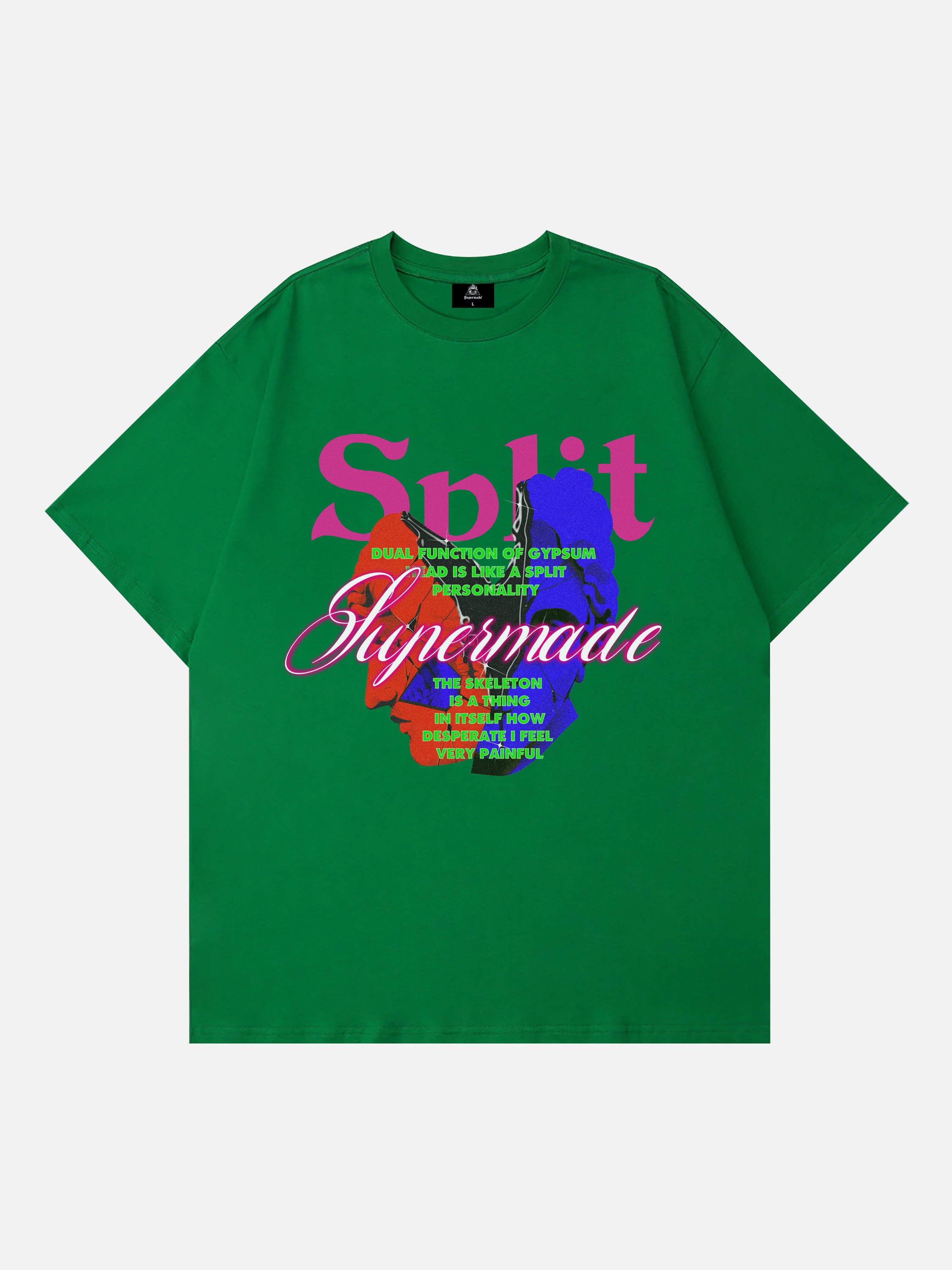 The Supermade Plaster and Logo Print T-shirt