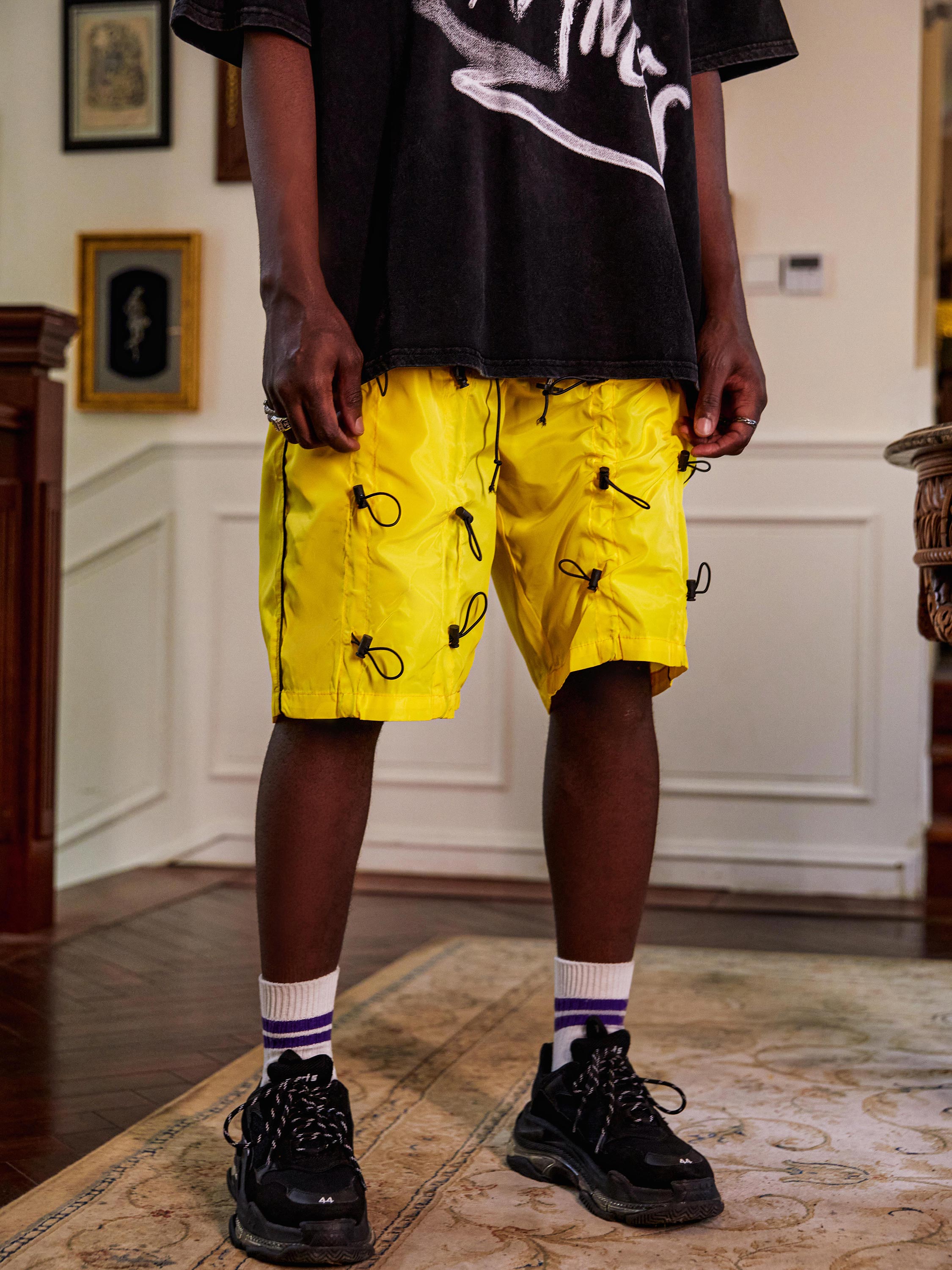 The Supermade Bungee Cargo Shorts -1206