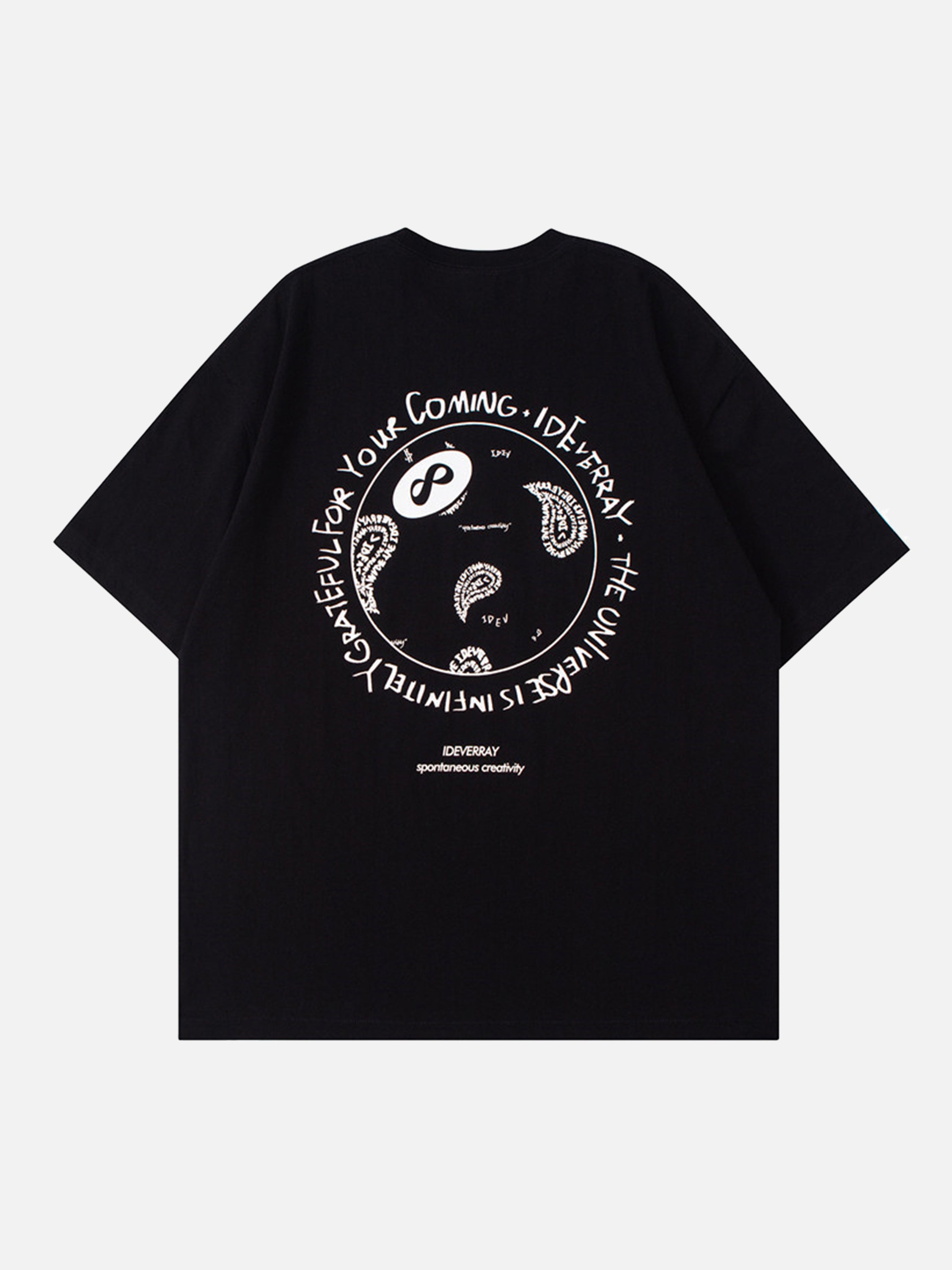 The Supermade Paisley Globe Print T-shirt