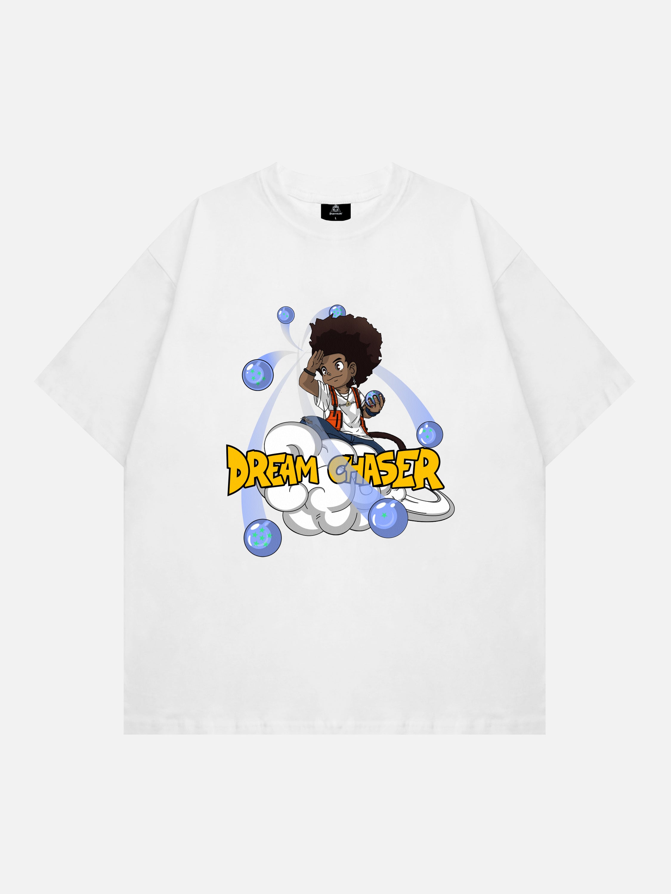 The Supermade Goku Cartoon Print T-shirt