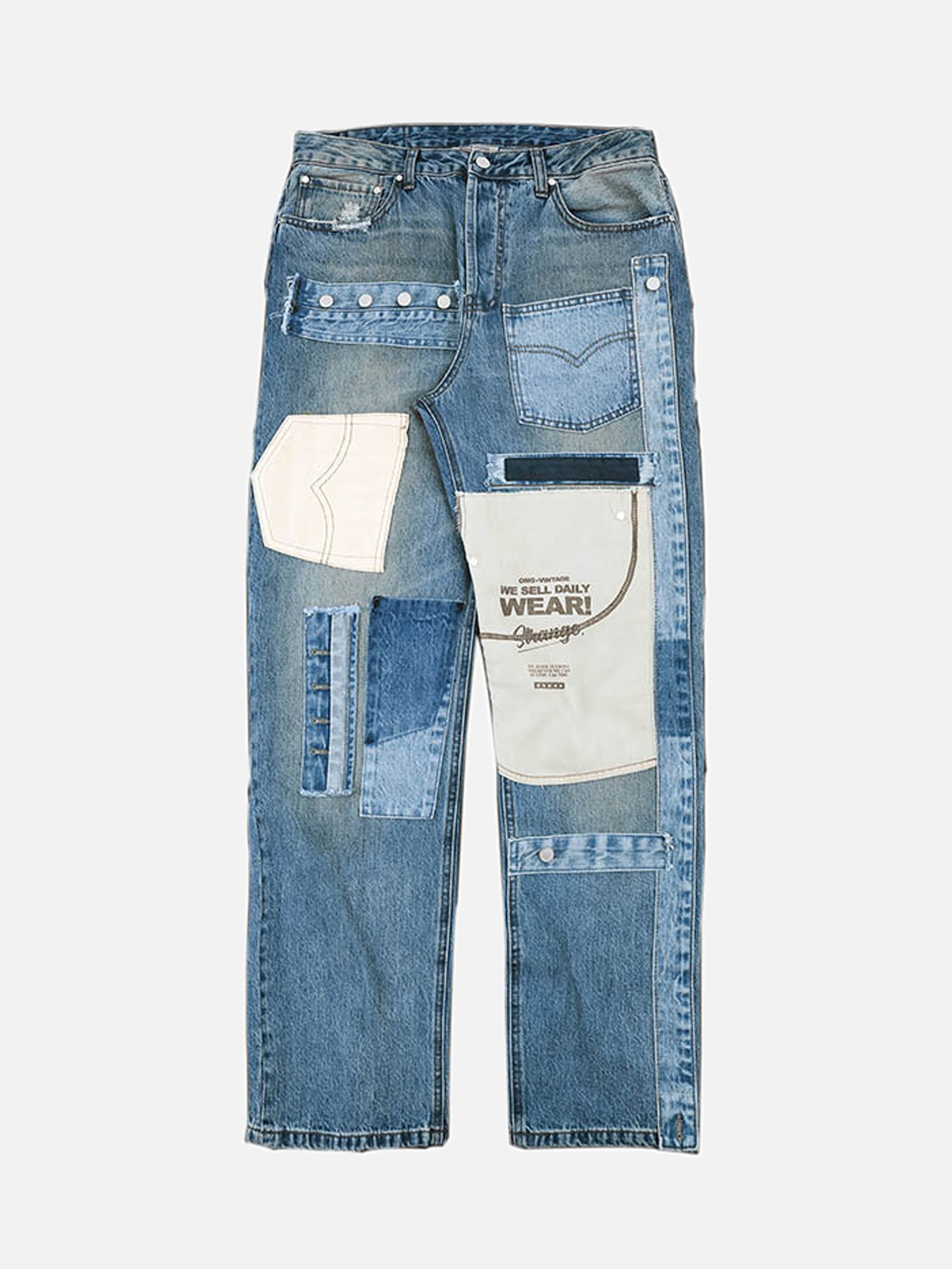 The Supermade Patchwork Jeans