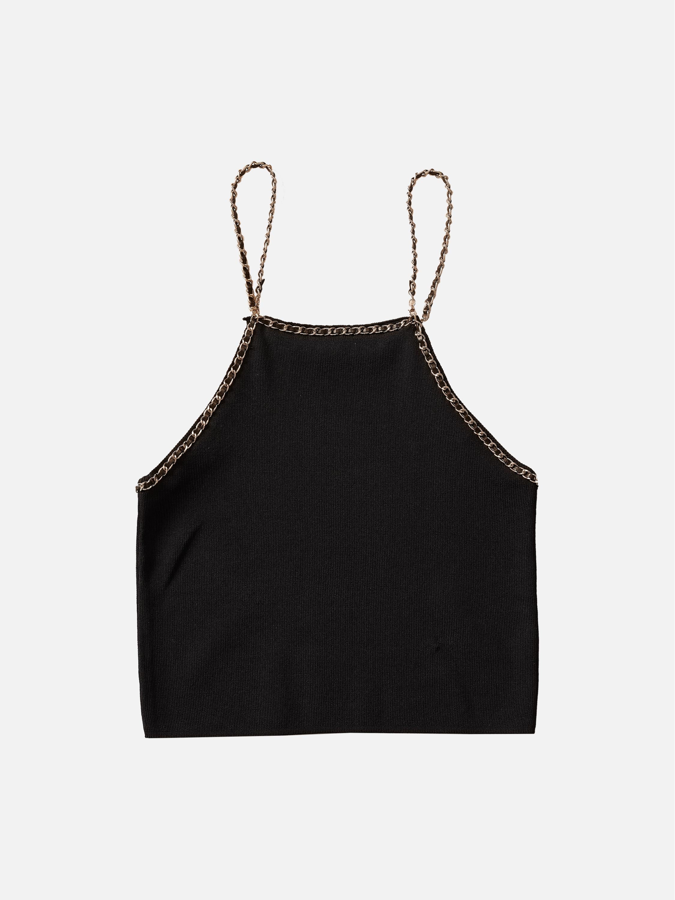 The Supermade Embellished Chain Detail Cami Top