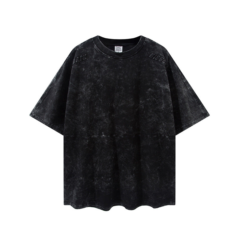 The Supermade Solid Color Dissback Print Graffiti Tee