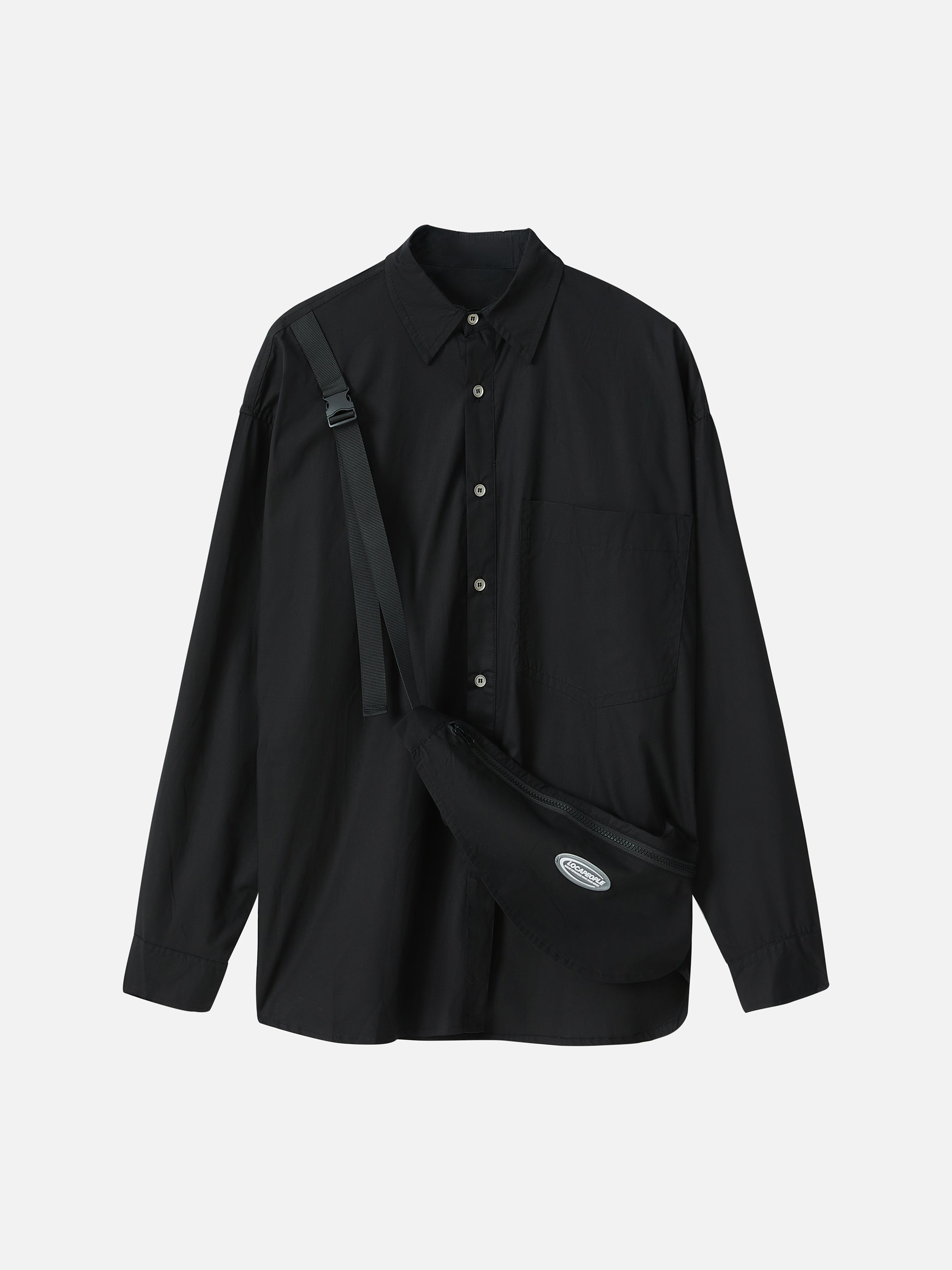 The Supermade Multi-Function Shirt with Belted Pocket