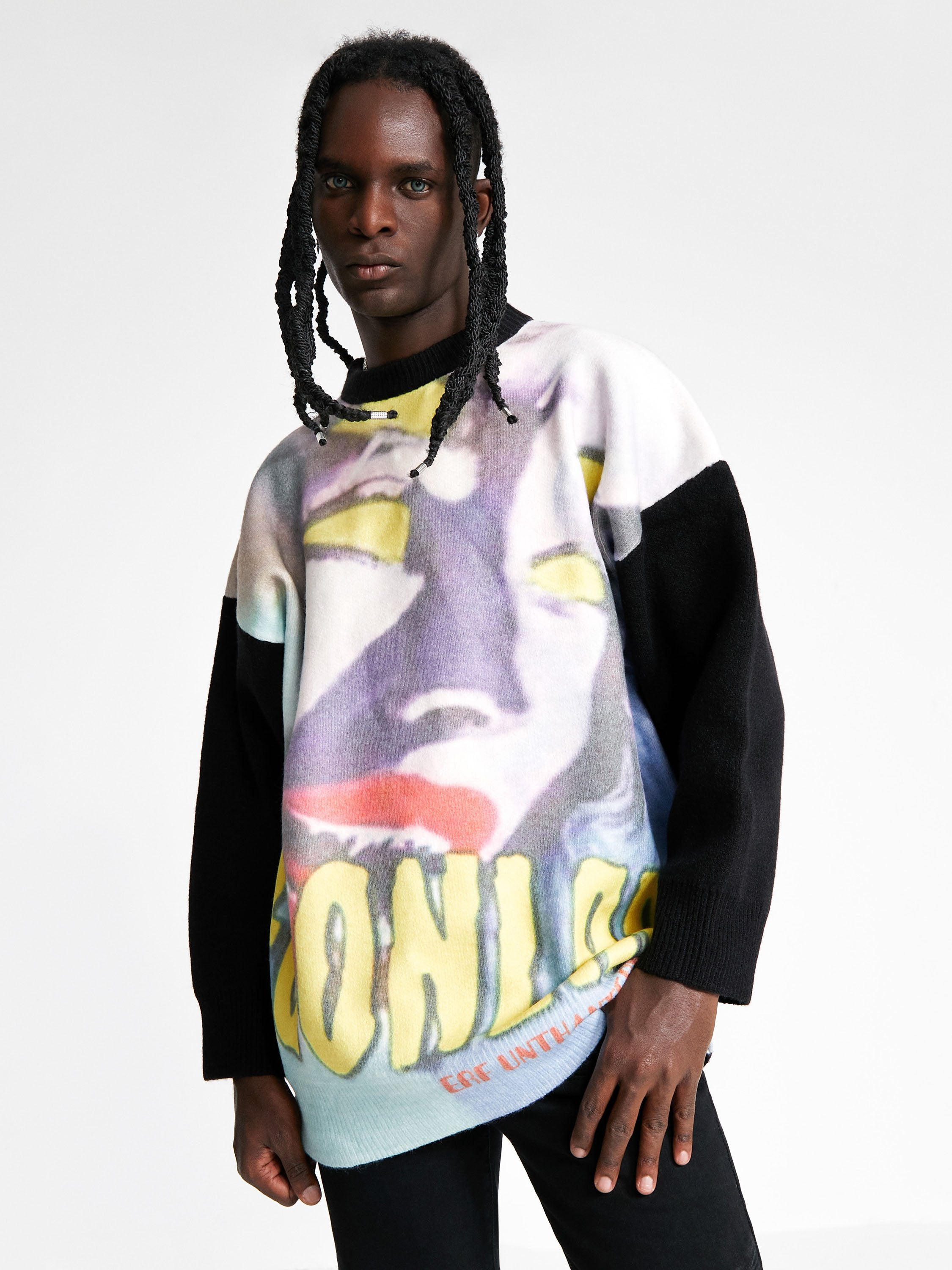 The Supermade Retro Printed Sweater