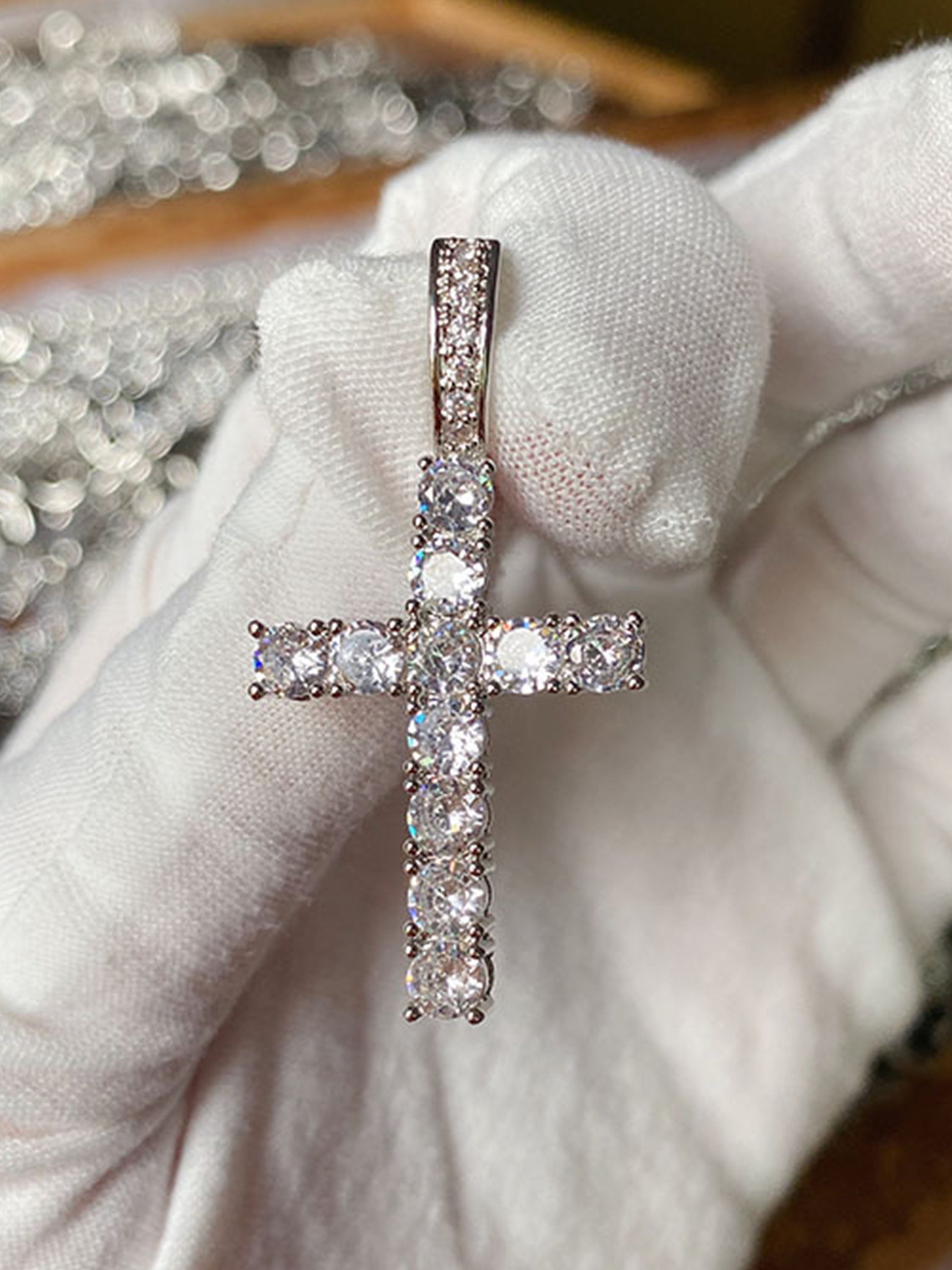 The Supermade Hip Hop Cross Necklace