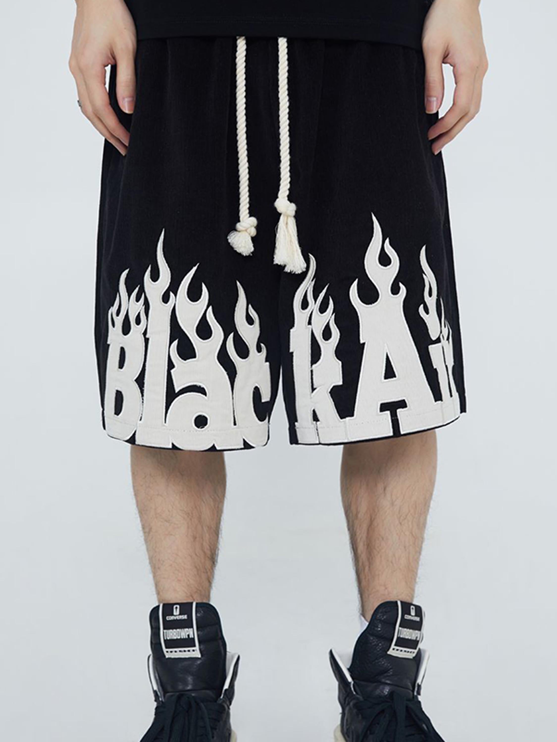 The Supermade Flame Embroidered Corduroy Shorts