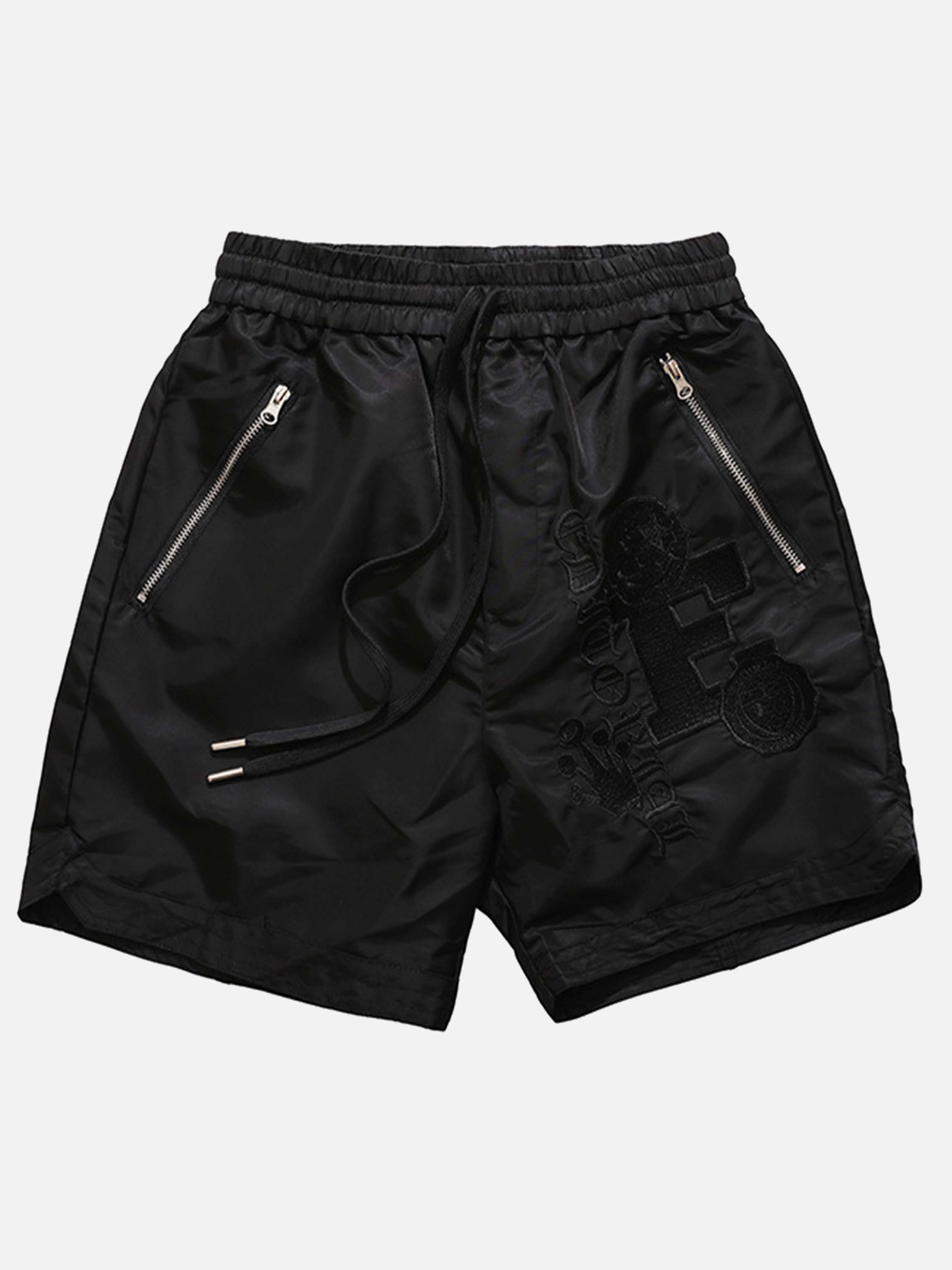 The Supermade Letter Embroidered Cargo Shorts