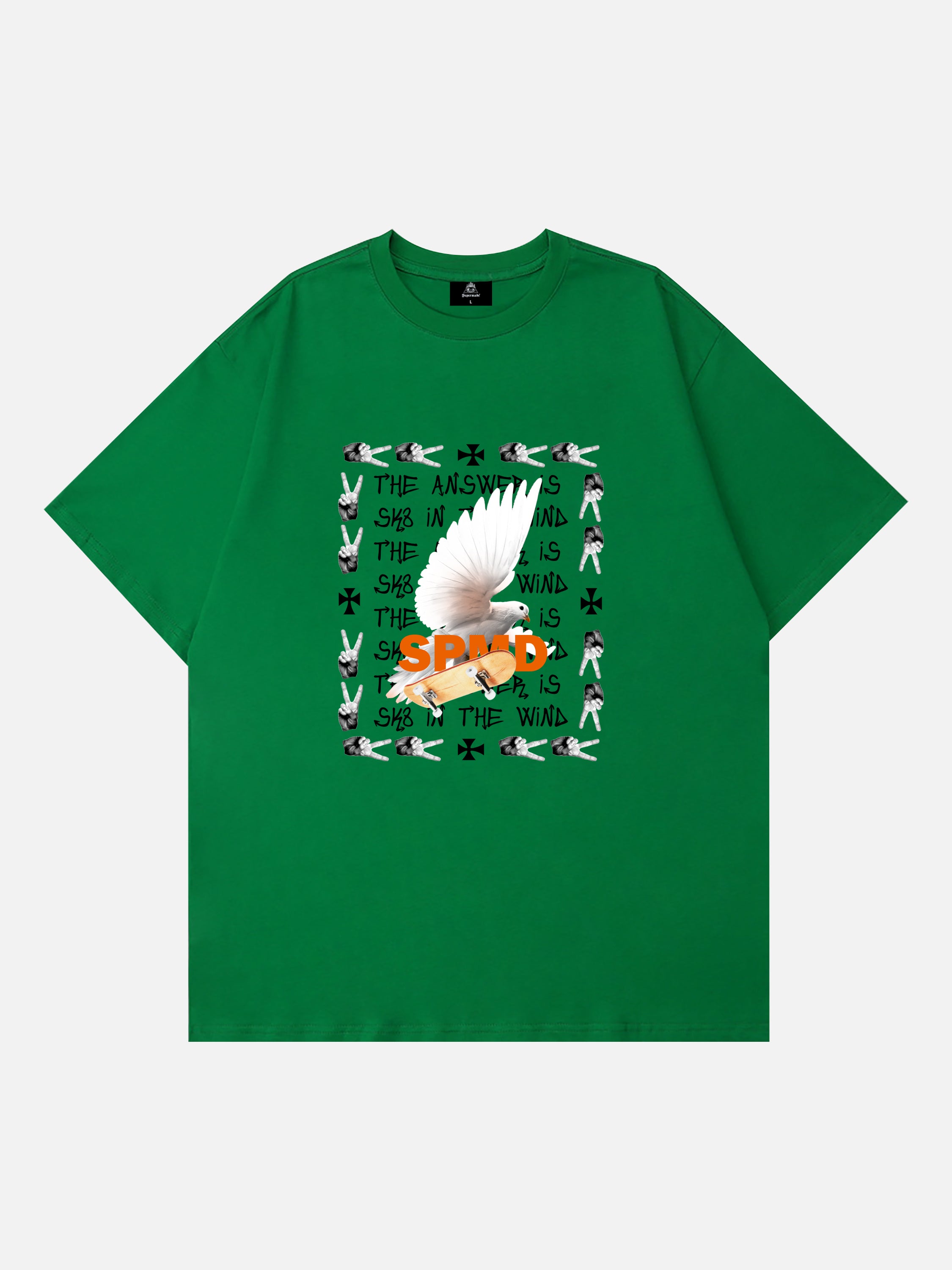 The Supermade Pigeon Skateboard Print T-shirt