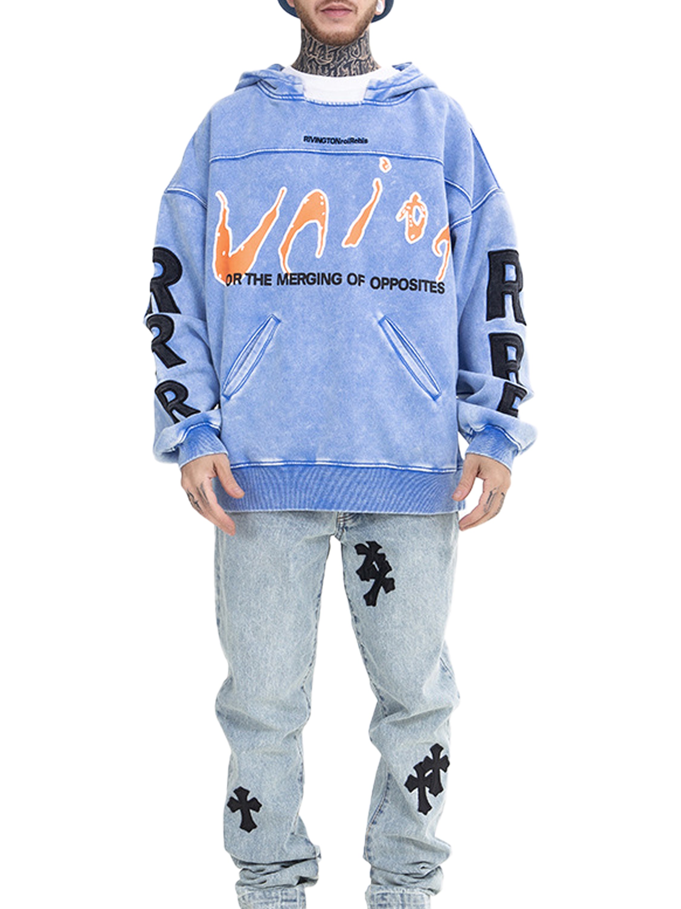 The Supermade Letter Embroidery Hoodie