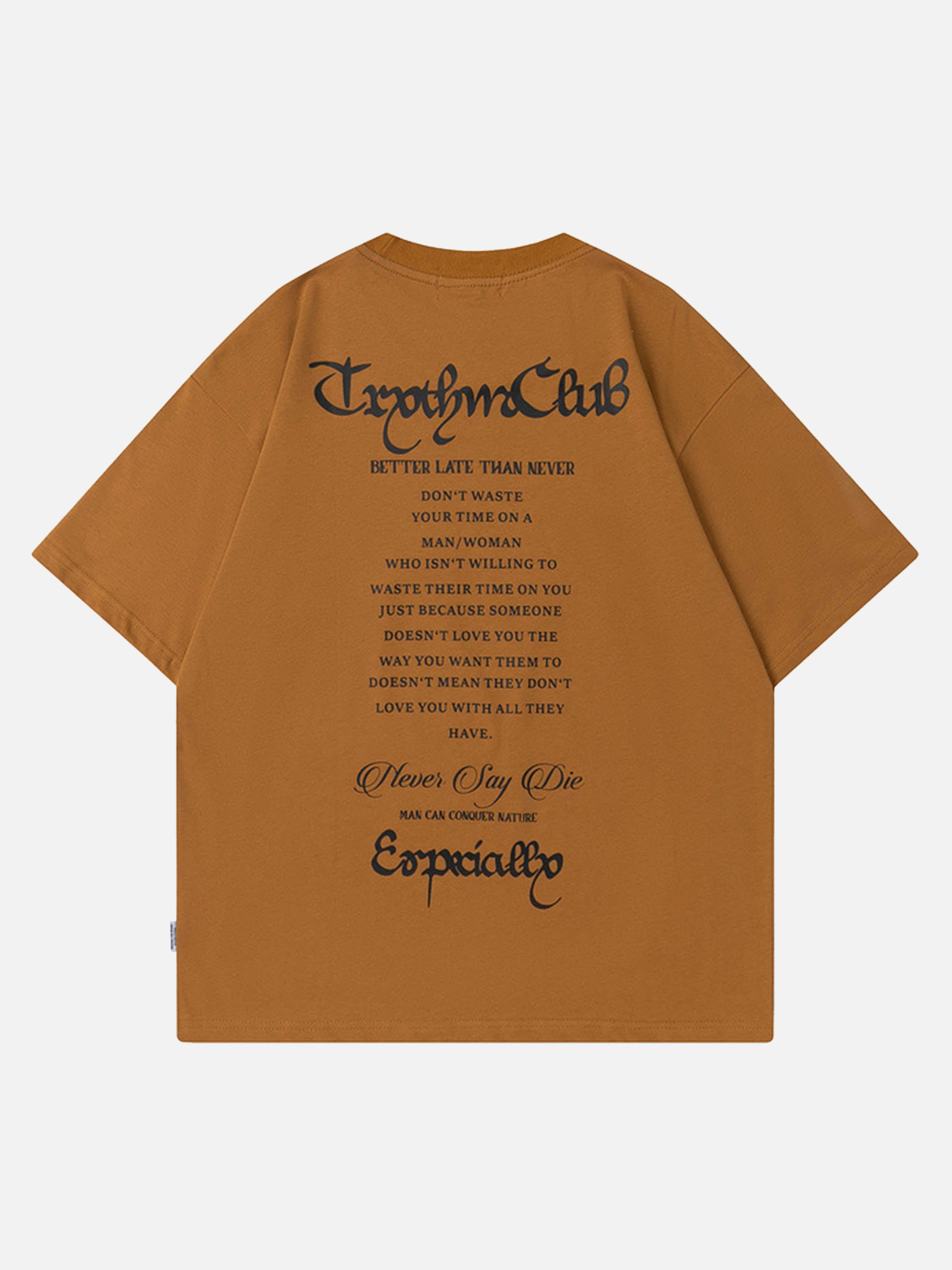 The Supermade Letter Print T-shirt