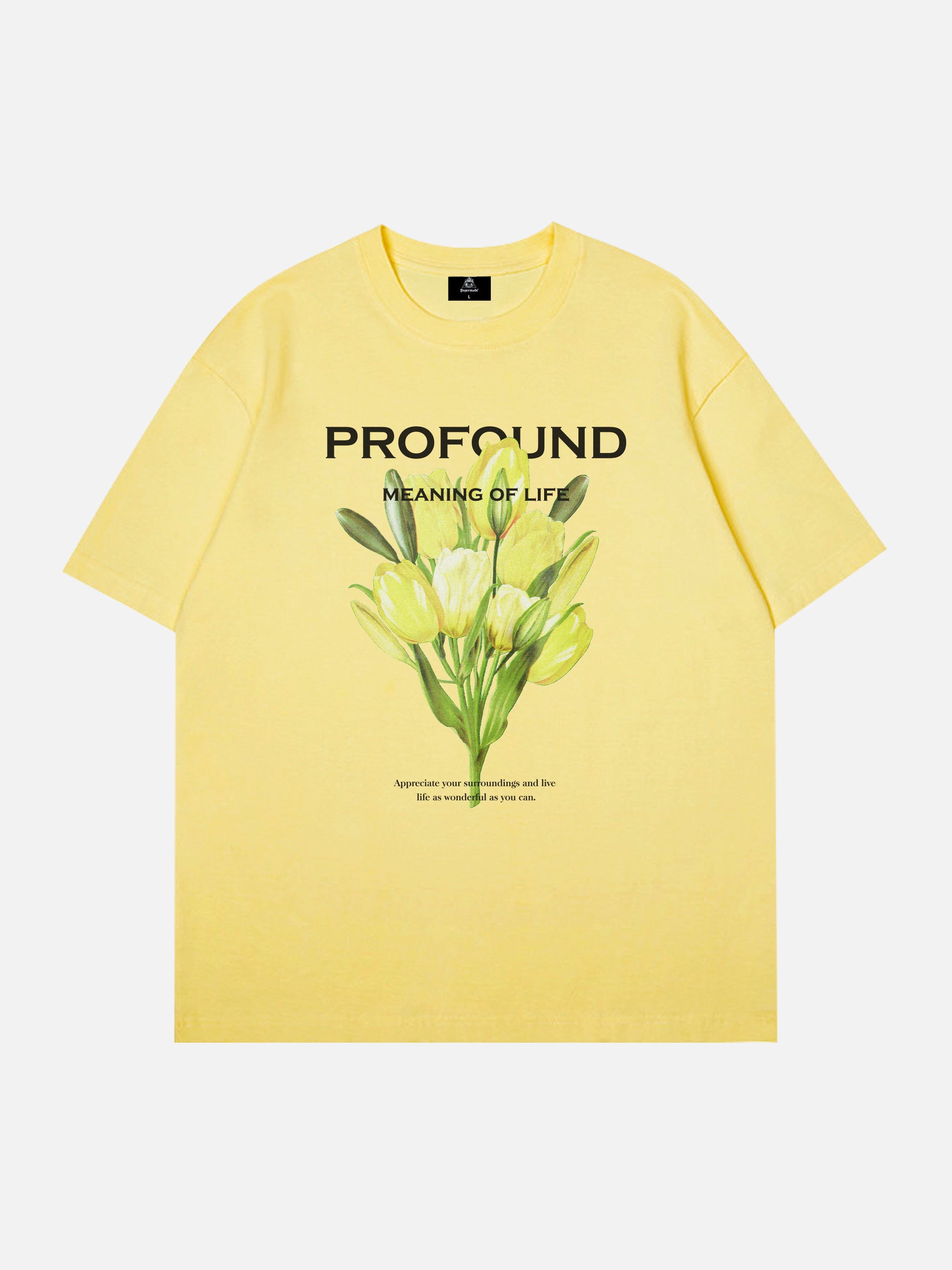 The Supermade Letter Floral Print T-shirt
