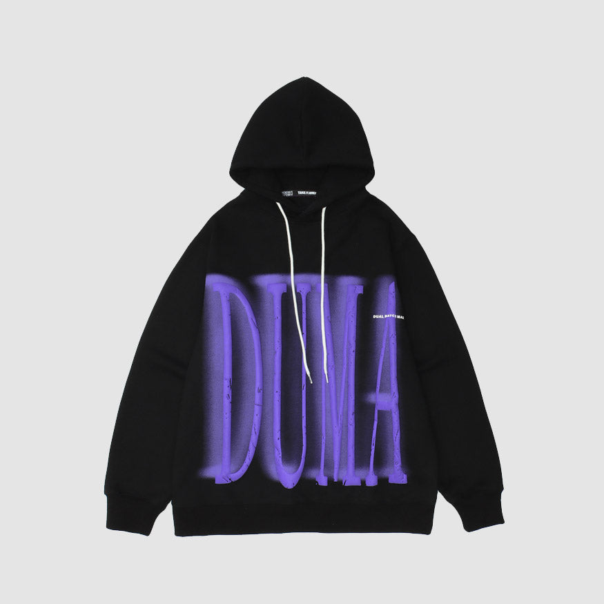 The Supermade DUMA Letter Gradient Print Hoodie