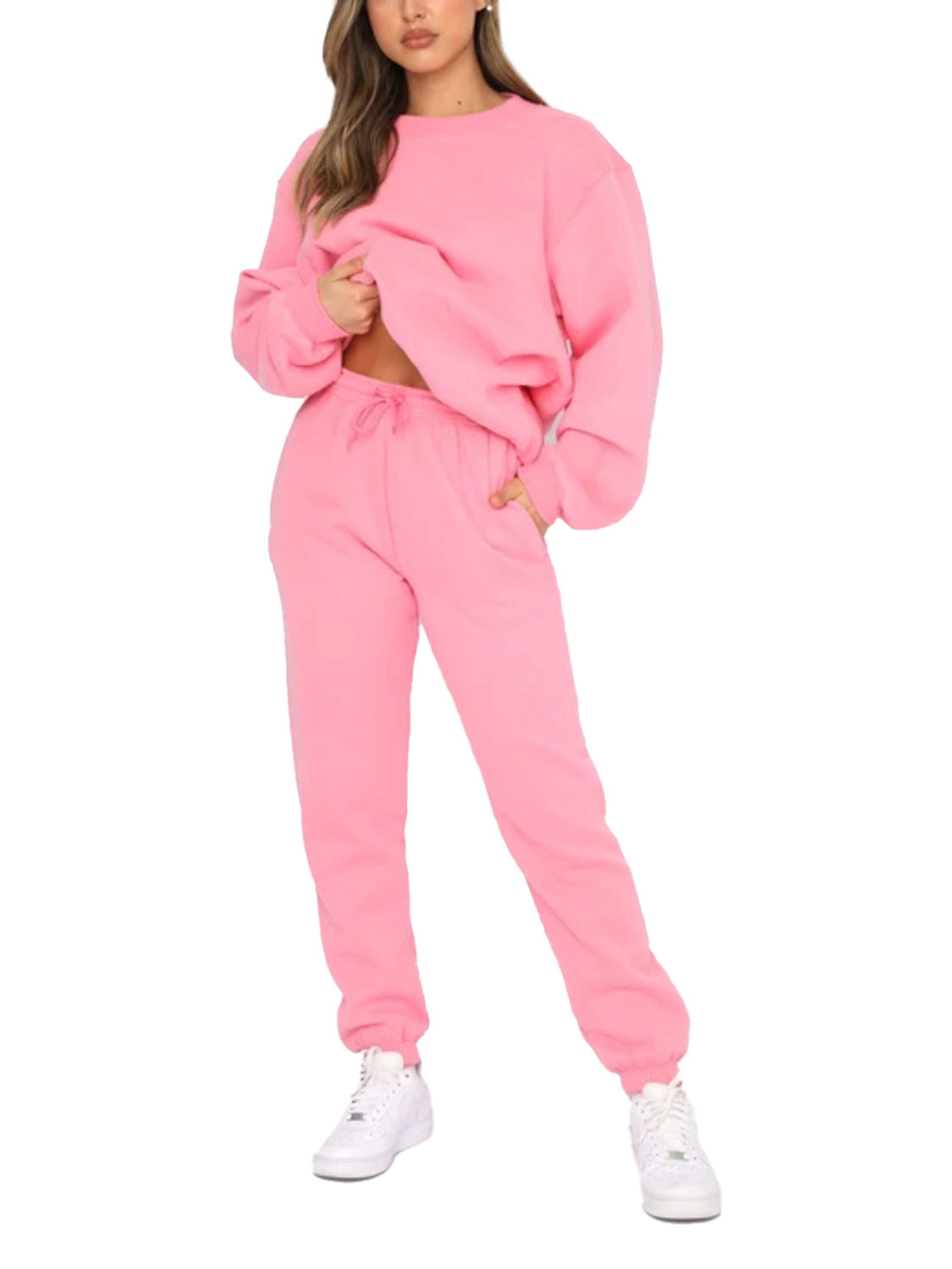 The Supermade Solid Color Sweater Set