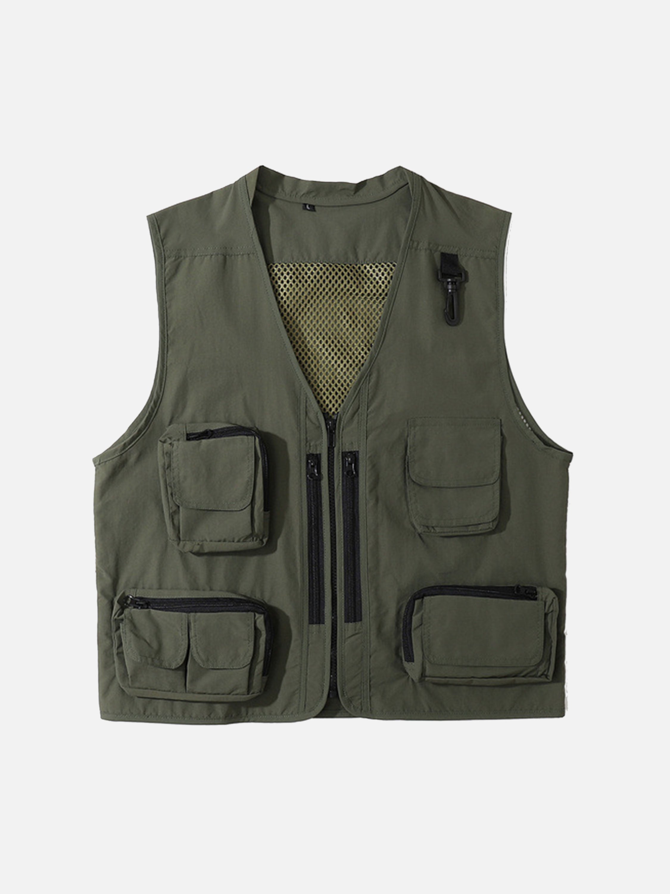 The Supermade Utility Zip Pocket Vest