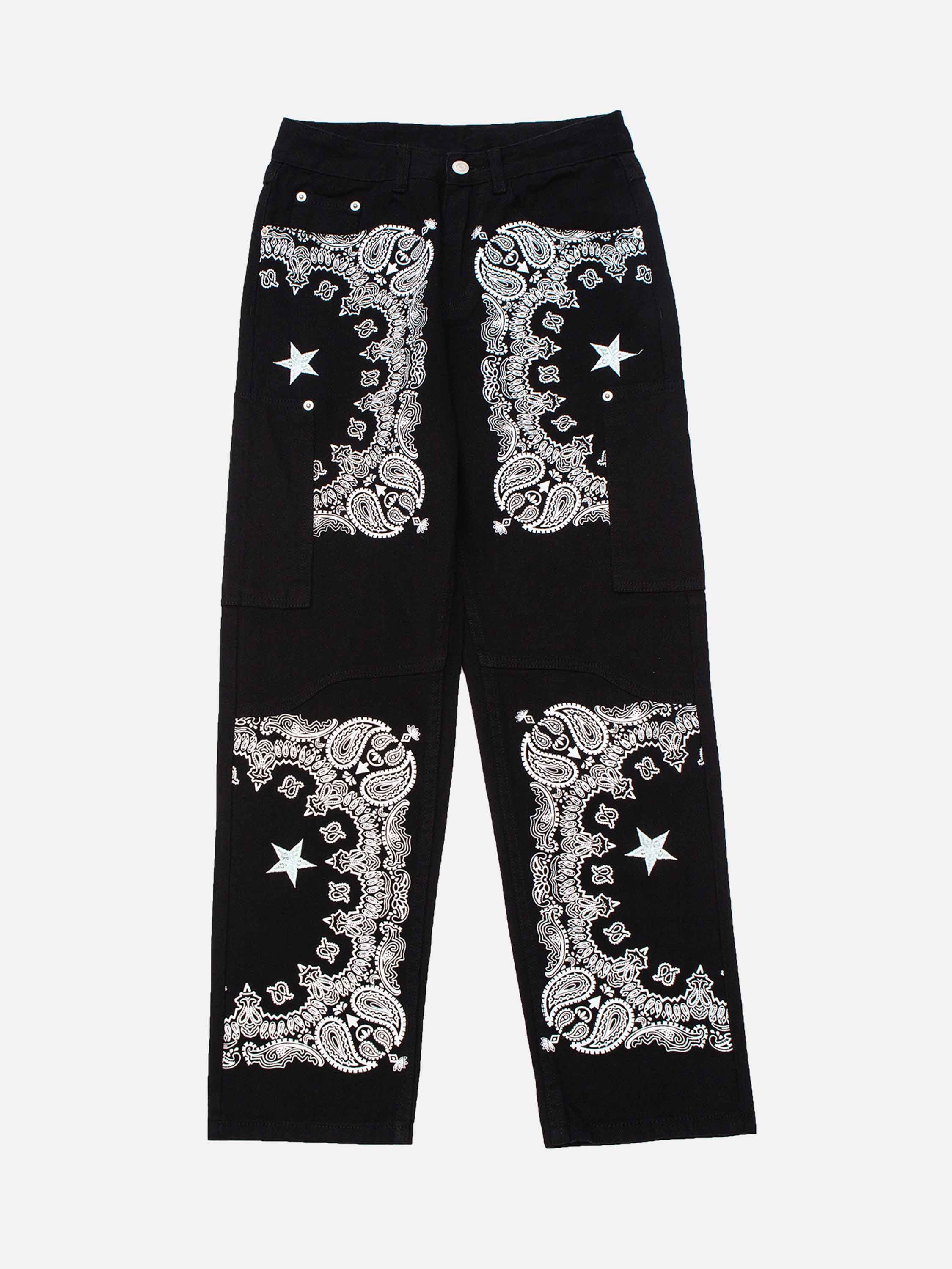 The Supermade Paisley Print Jeans