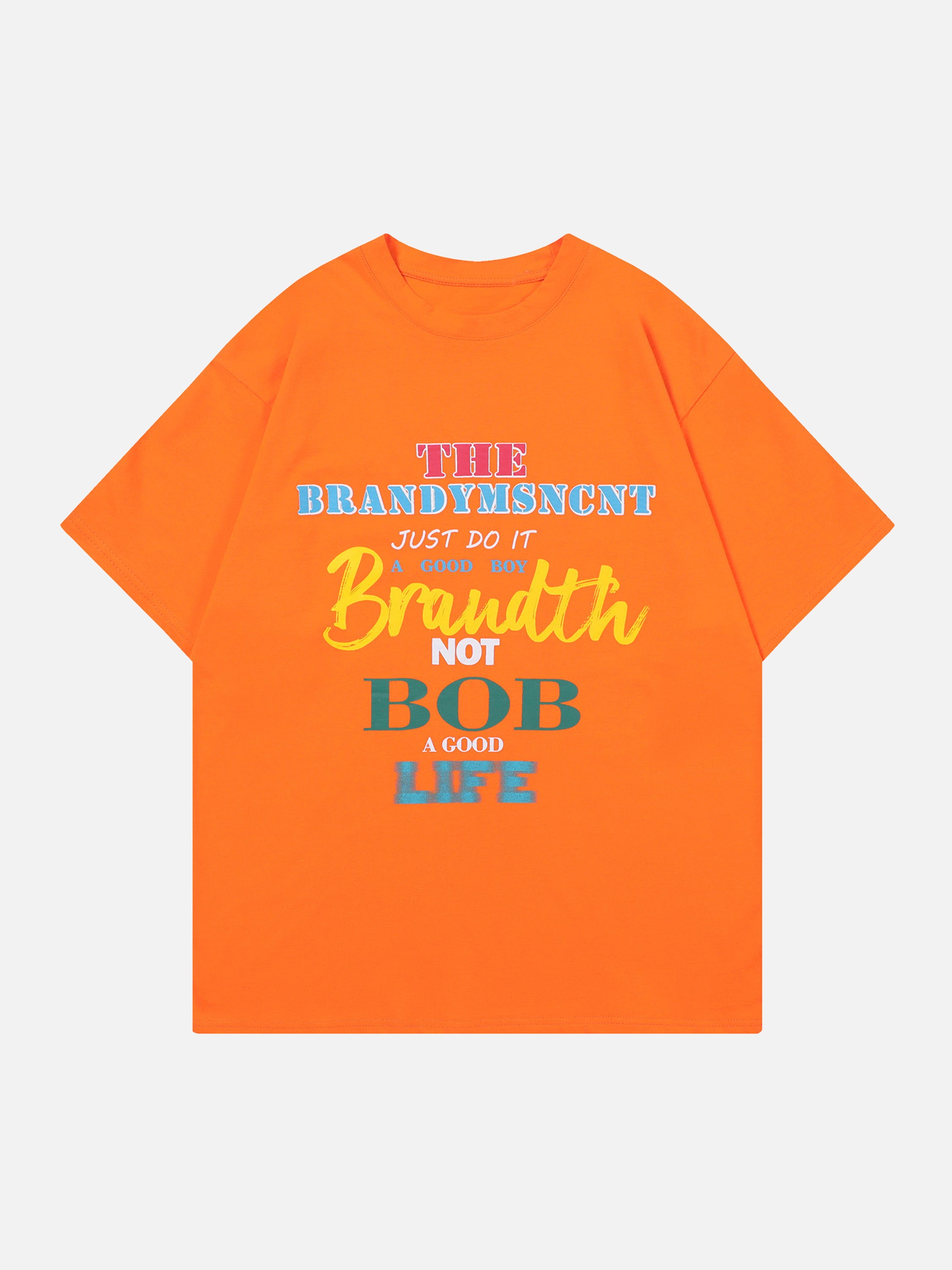 The Supermade Rainbow Letter Print T-shirt