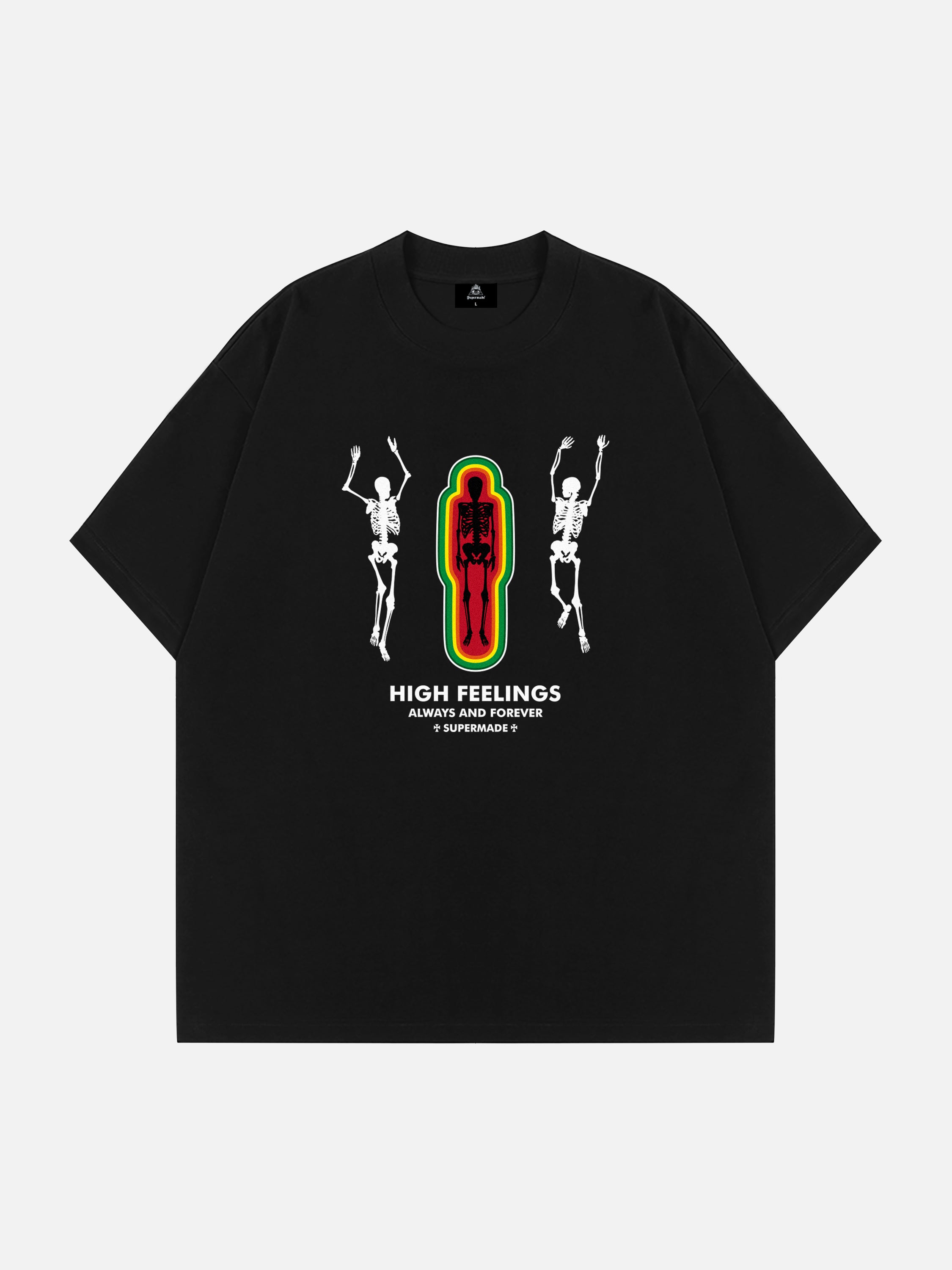 The Supermade Skull Print T-shirt