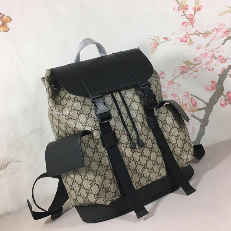 Men's  Cowhide Backpack   Shoulder Bag   Size 34*46*15 cm