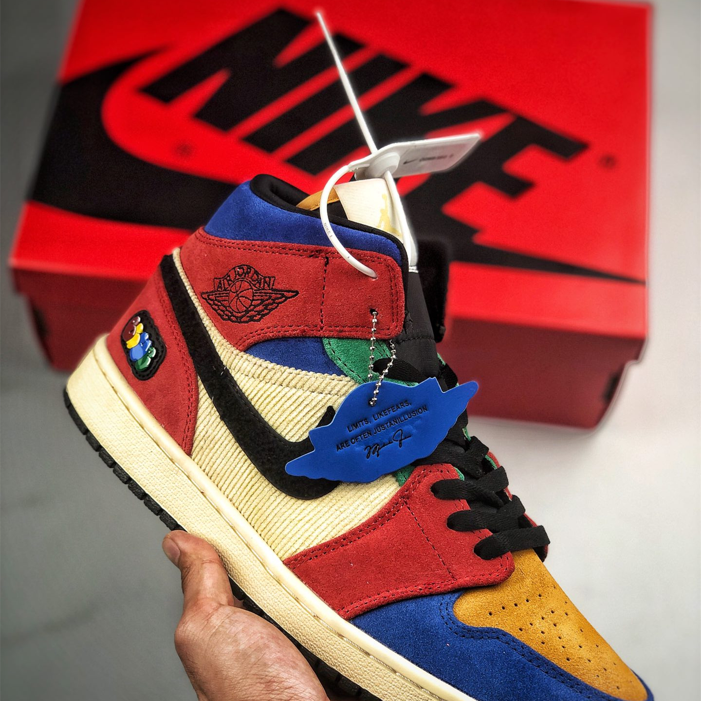 Air Jordan 1 Mid Leisure Board Shoes EU36-EU47.5/ US4-US13