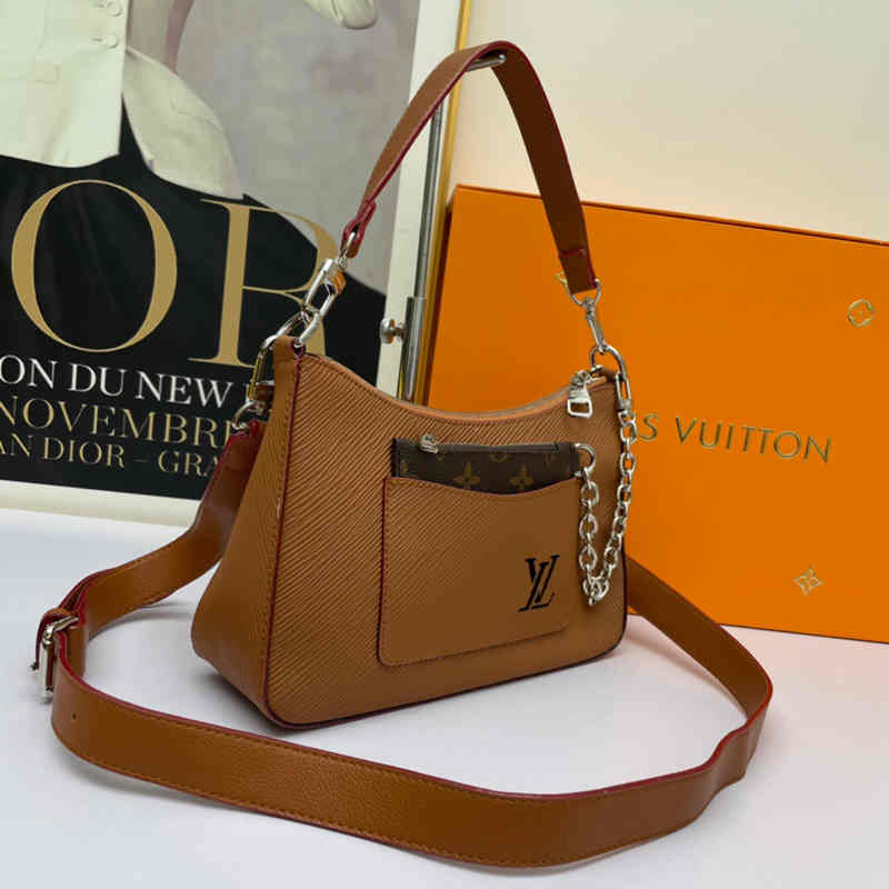 Marelle Handbag Caramel Marelle Detachable Canvas Zipper Bag