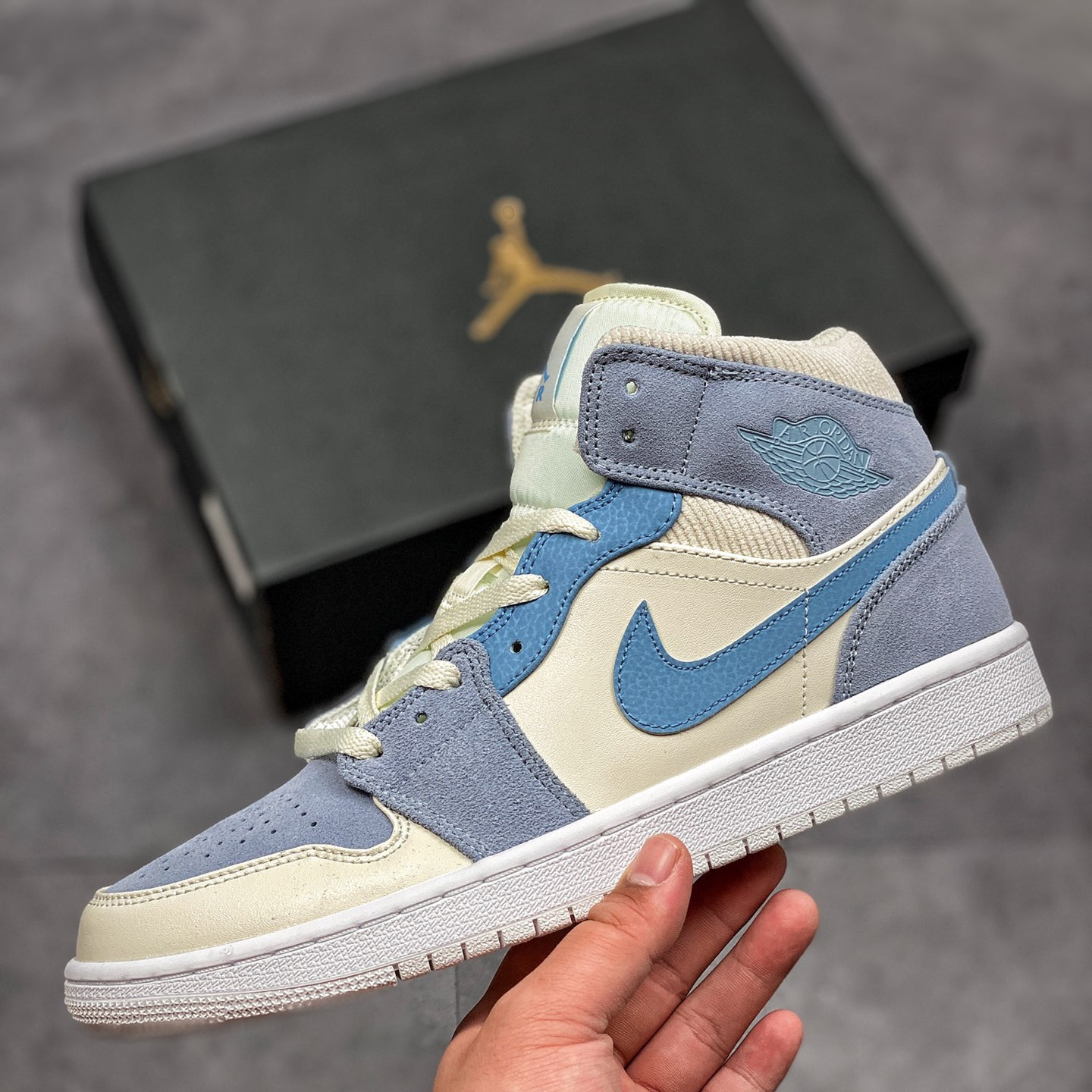 Air Jordan 1 Mid Leisure Board Shoes EU36-EU47.5/ US4-US13