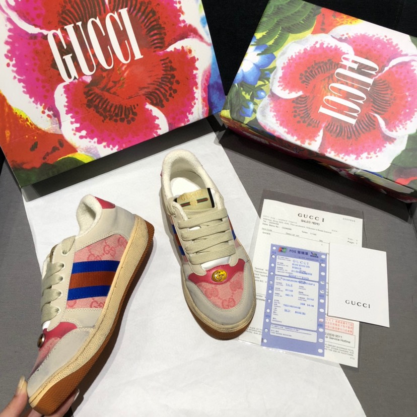 Screener Leather Sneakers Size:EU34-EU44