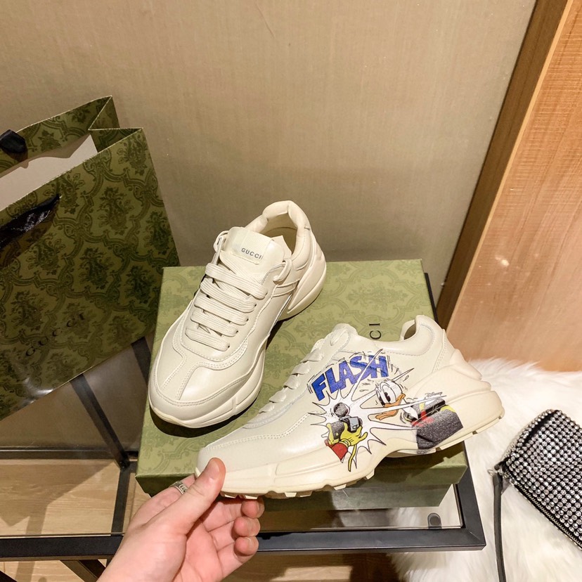 Rhyton Leather Sneakers Size:EU35-EU44