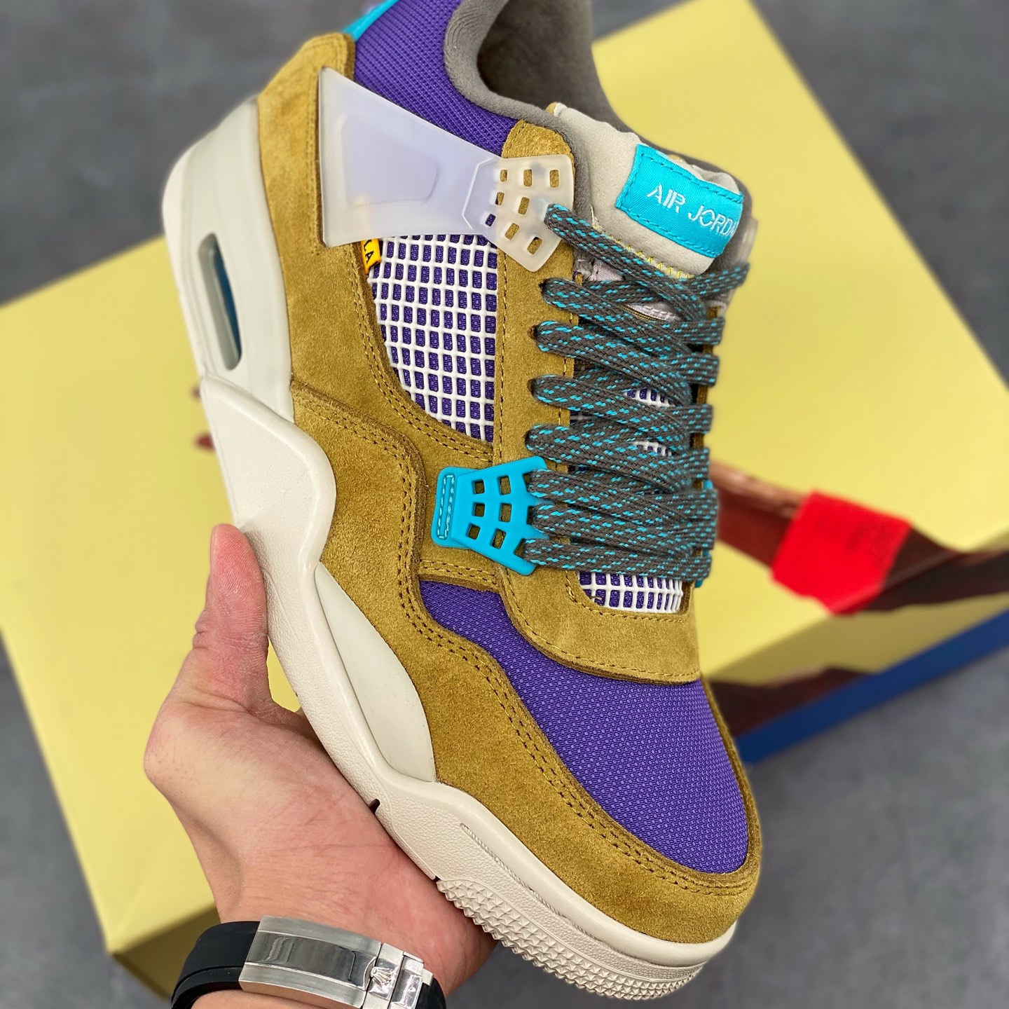 Air Jordan 4 SP Desert Moss Basketball Shoes Size:EU36-EU47