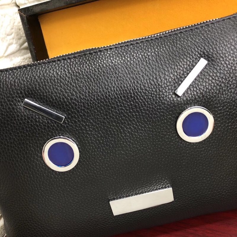 Double Eye Men's Wallet Handbag Size 28*19*3 cm