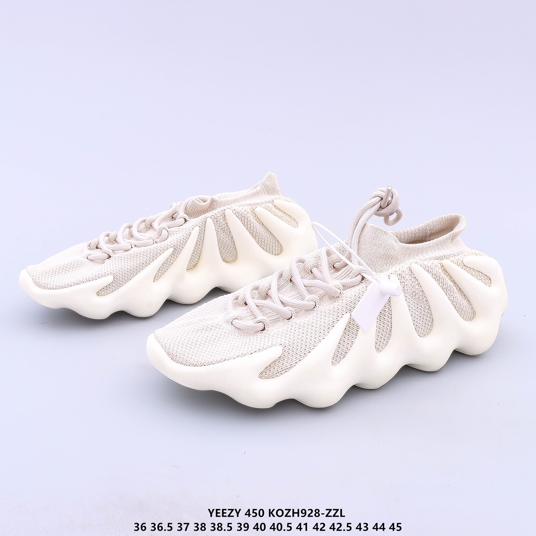 Yeezy 450 cloud white casual shoes Size：EU36-EU45